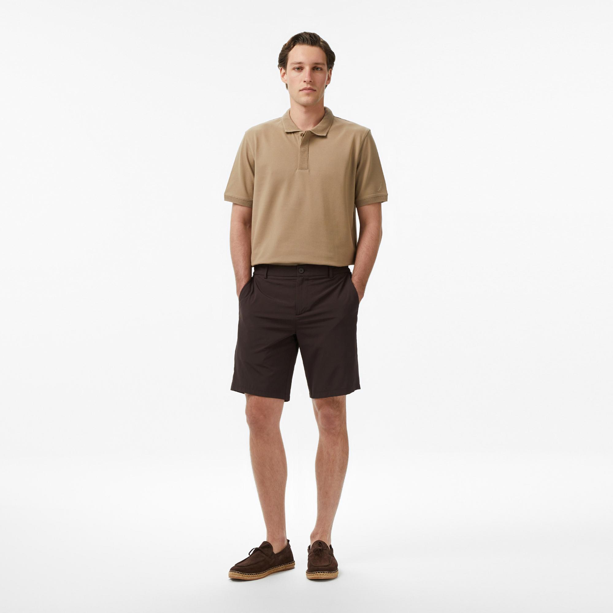 Nautica Erkek Bej Regular Fit Polo Yaka T-Shirt