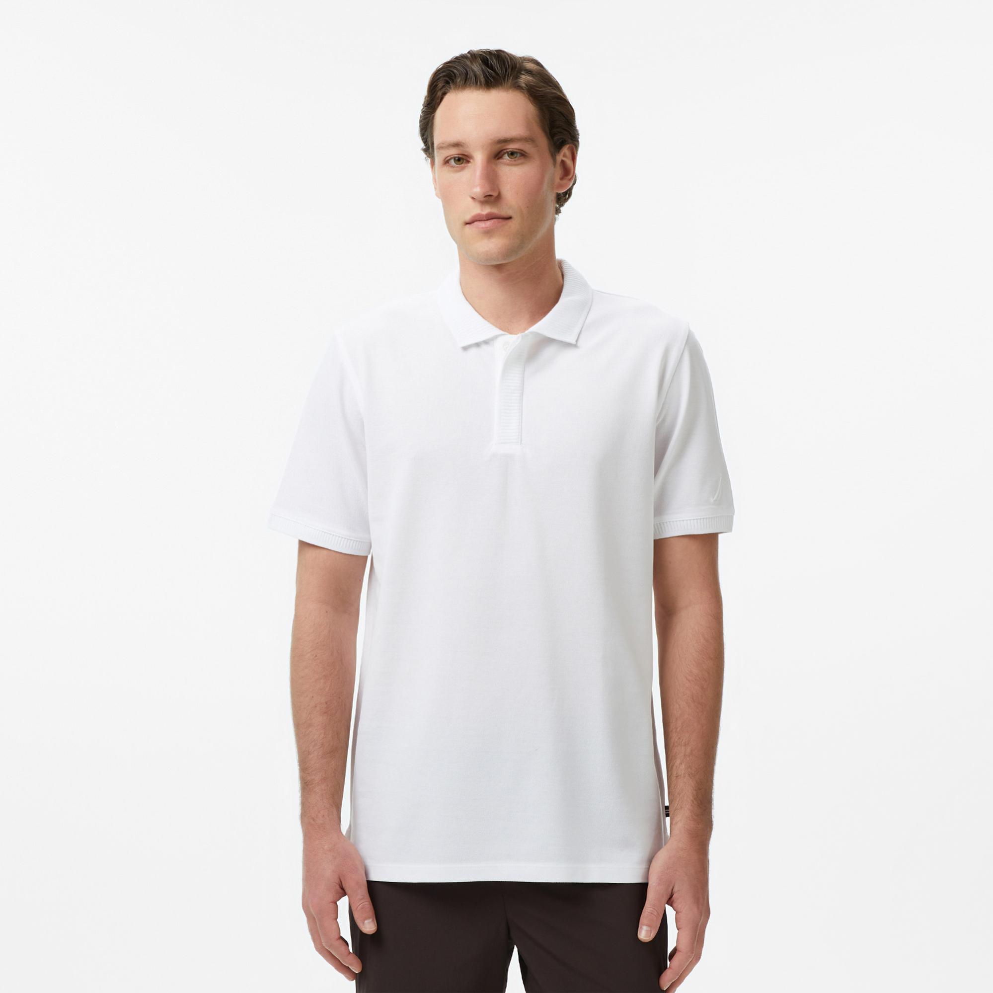 Nautica Erkek Beyaz Regular Fit Polo Yaka T-Shirt