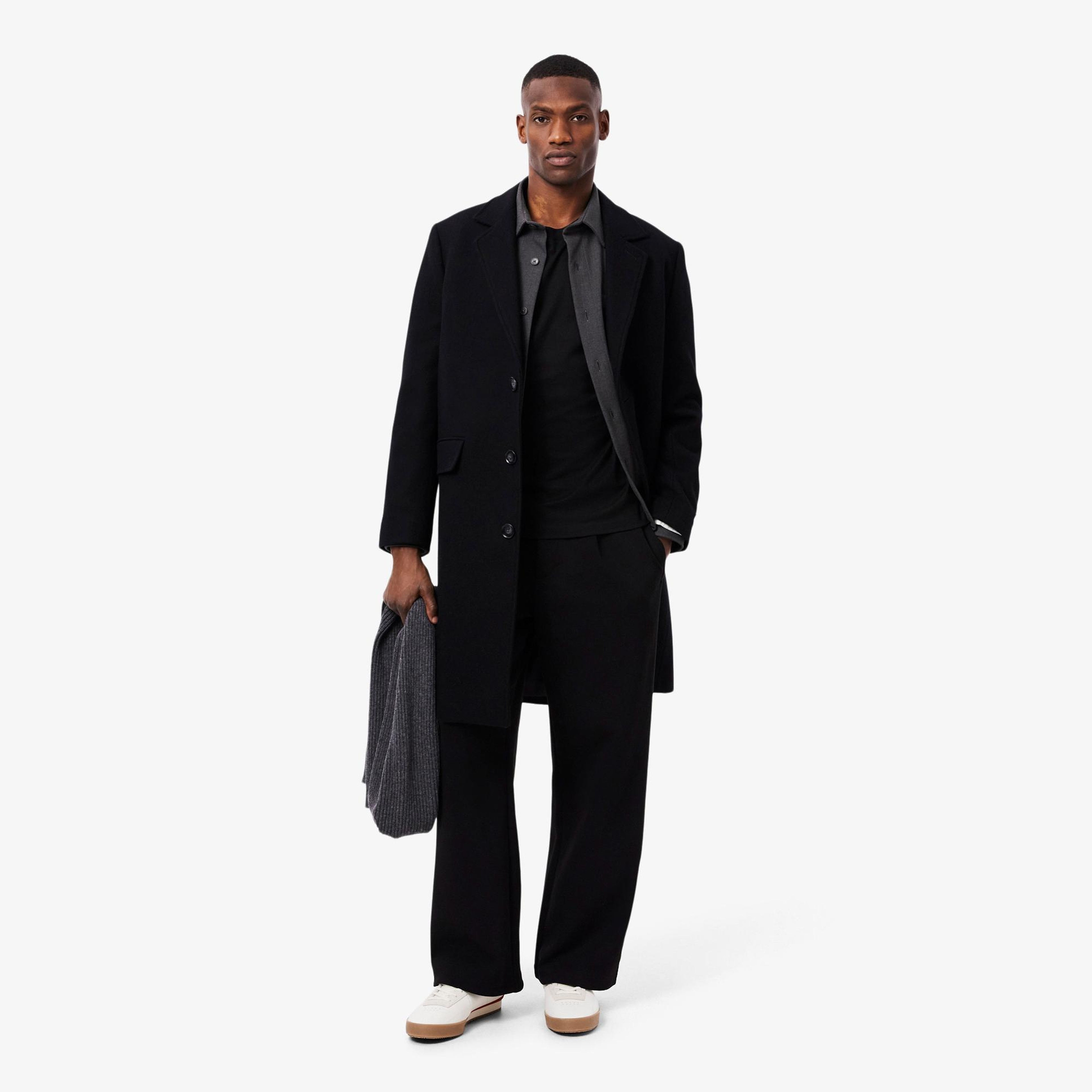 Lacoste Erkek Classic Fit Siyah Kaban