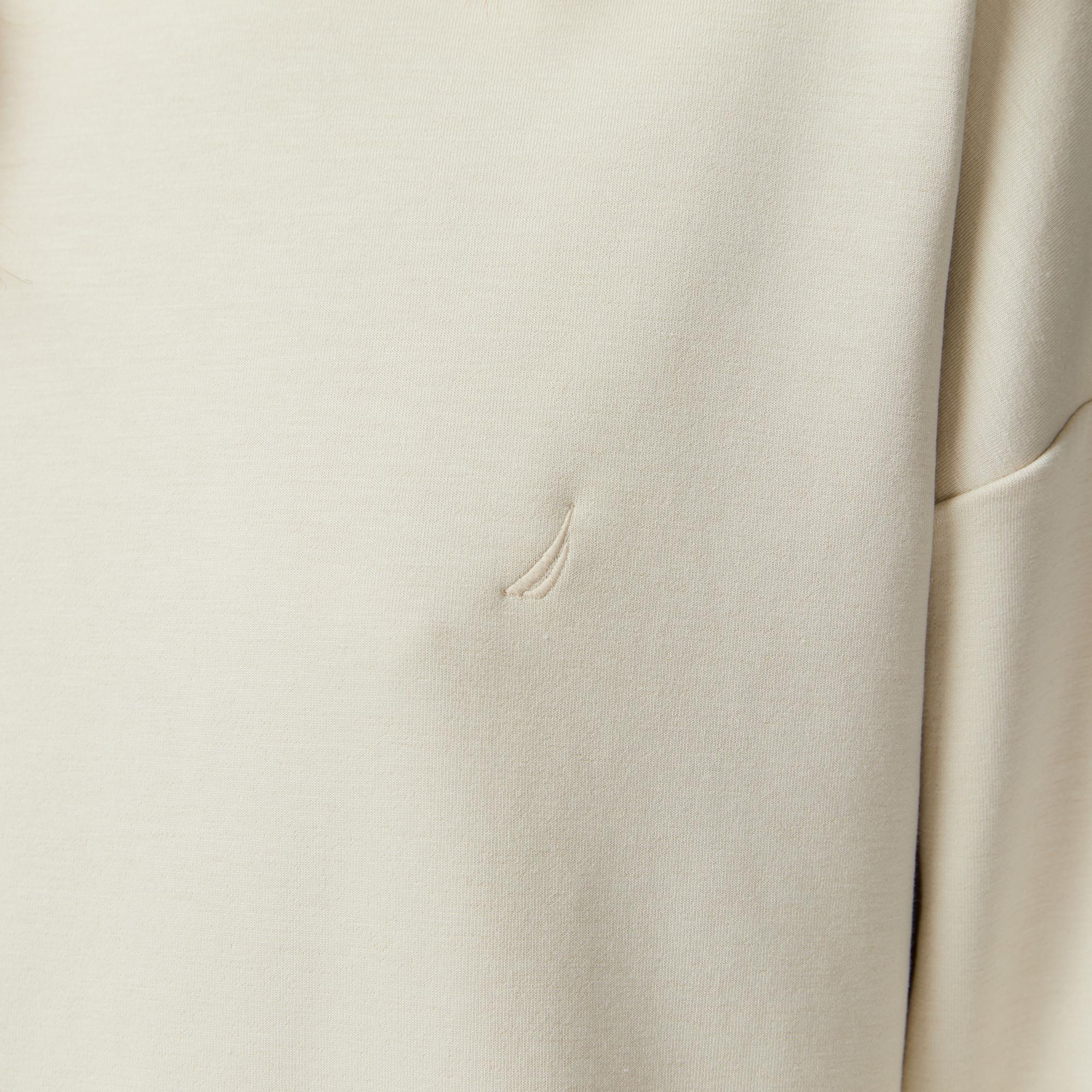 Nautica Kadın Bej Regular Fit Sweatshirt