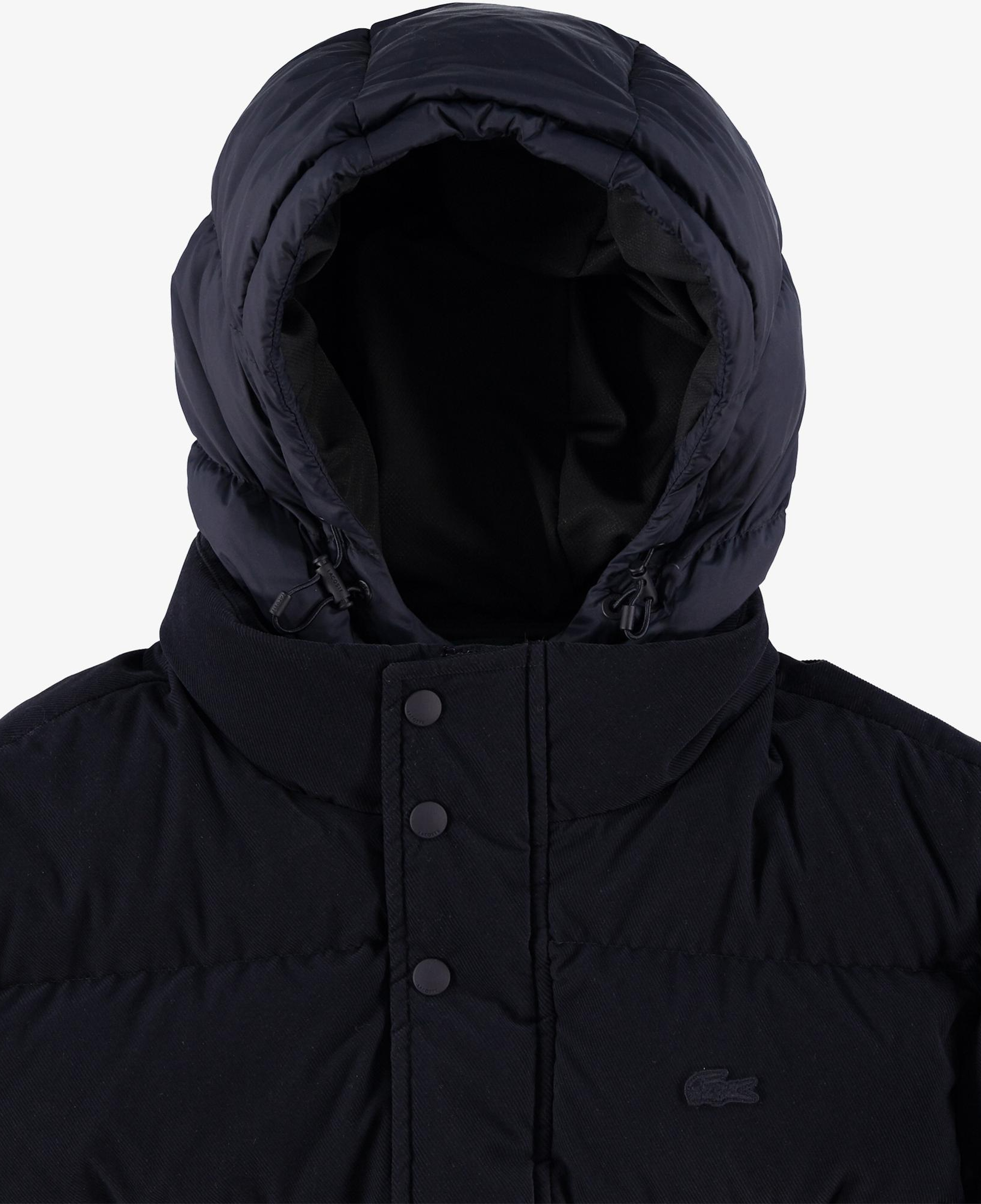 Lacoste Erkek Kapüşonlu Lacivert Mont