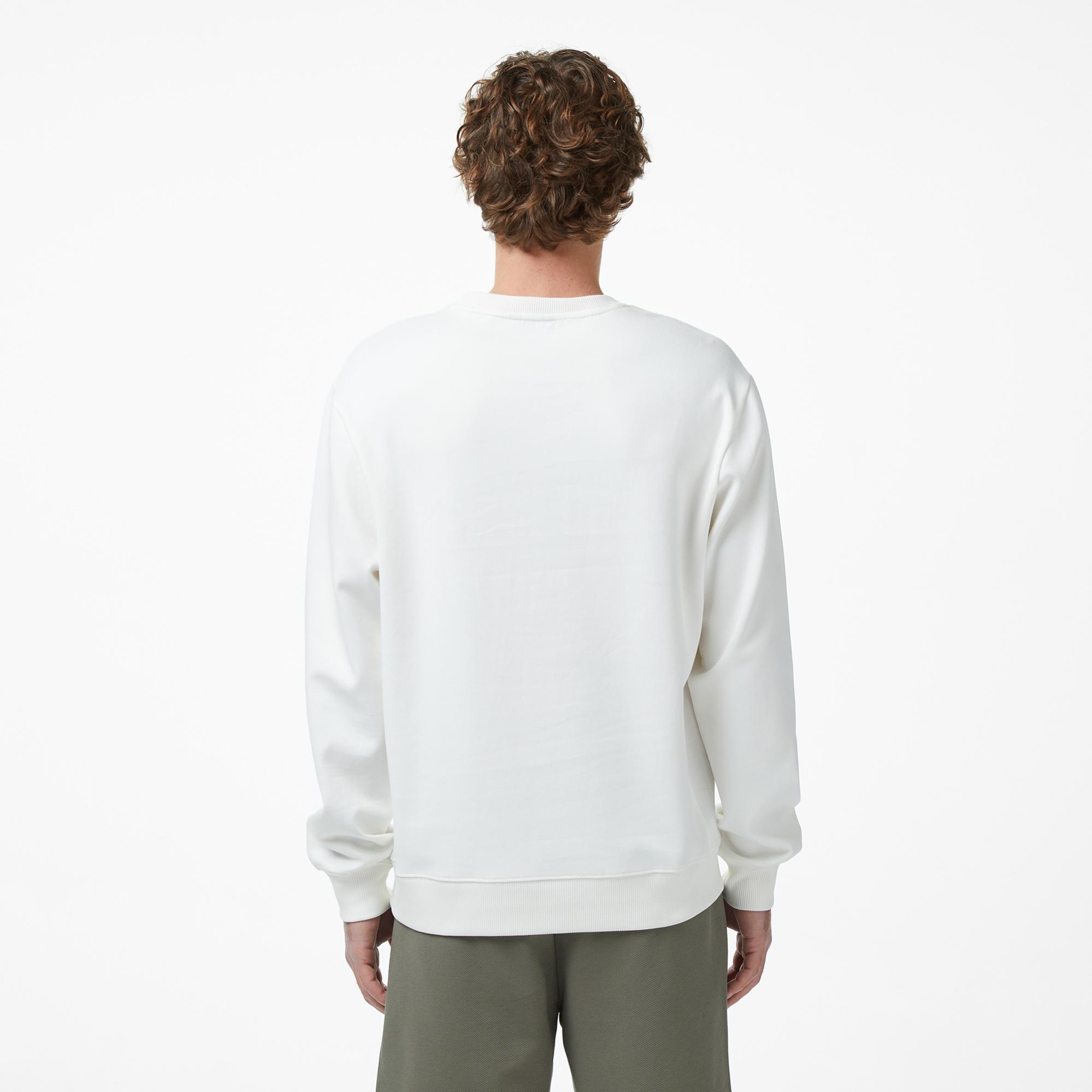 Nautica Erkek Krem Regular Fit Sweatshirt