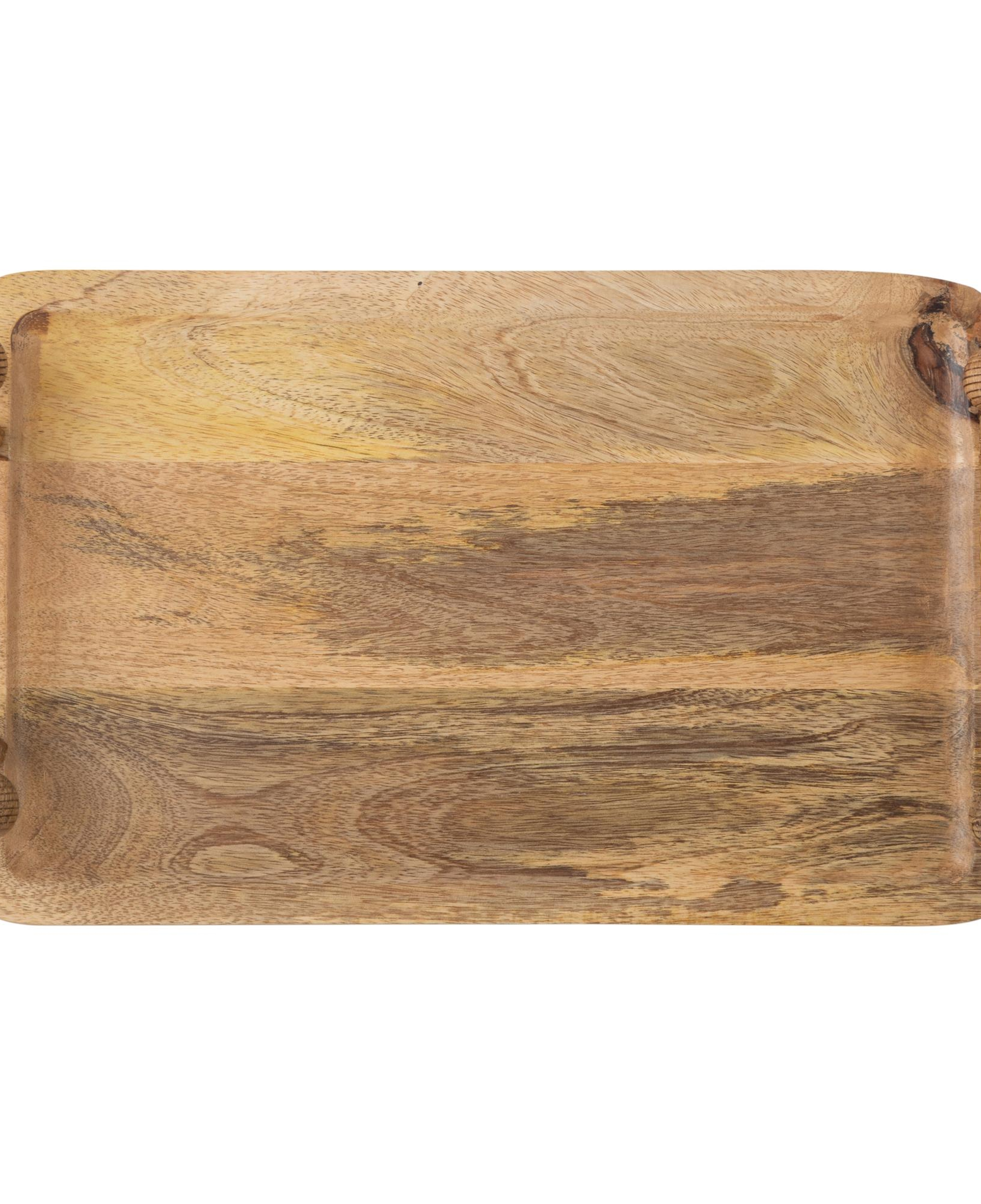 WOODEN DEKORATİF TEPSİ 40X25 CM