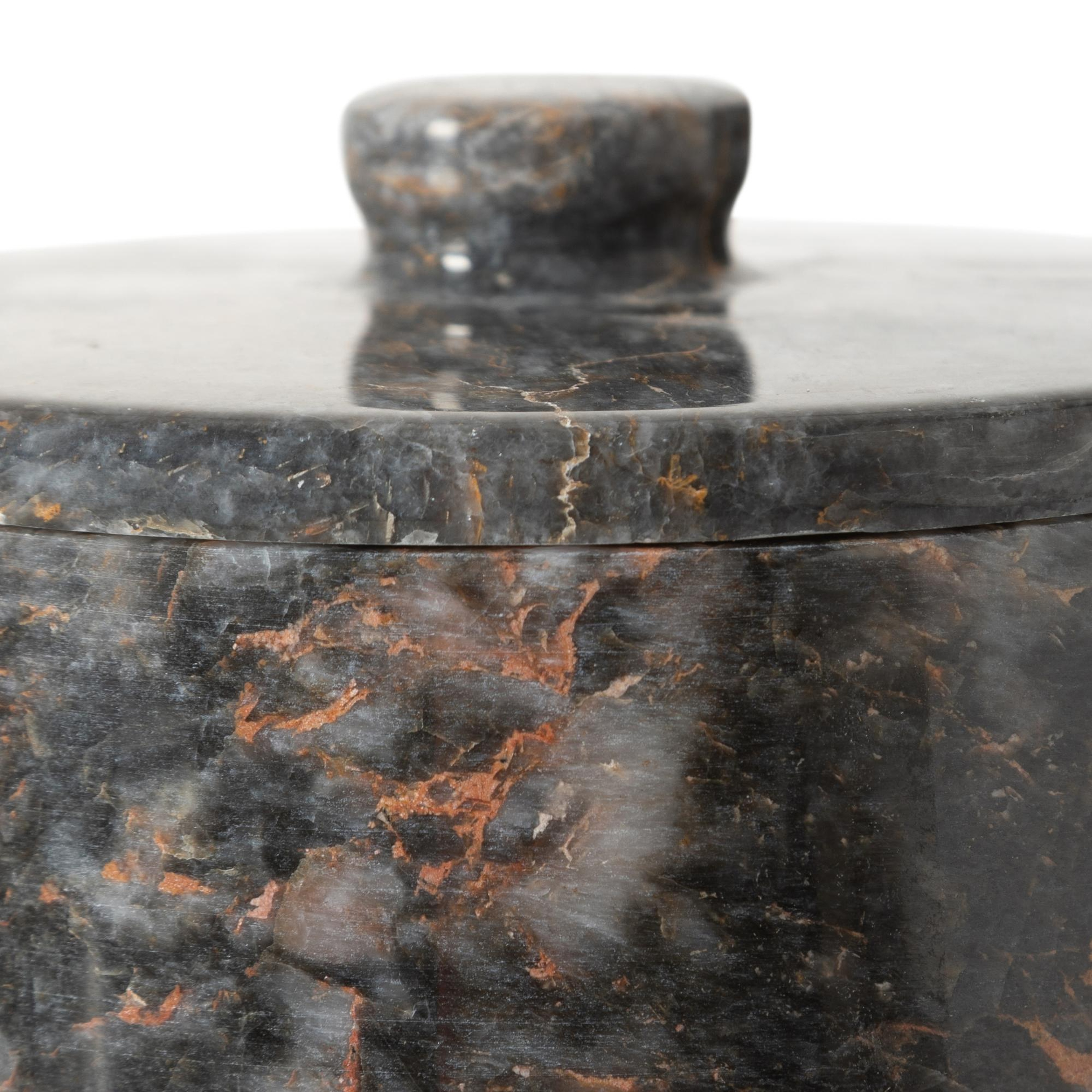 MARBLE SİYAH ÇÖP KOVASI 3 LT