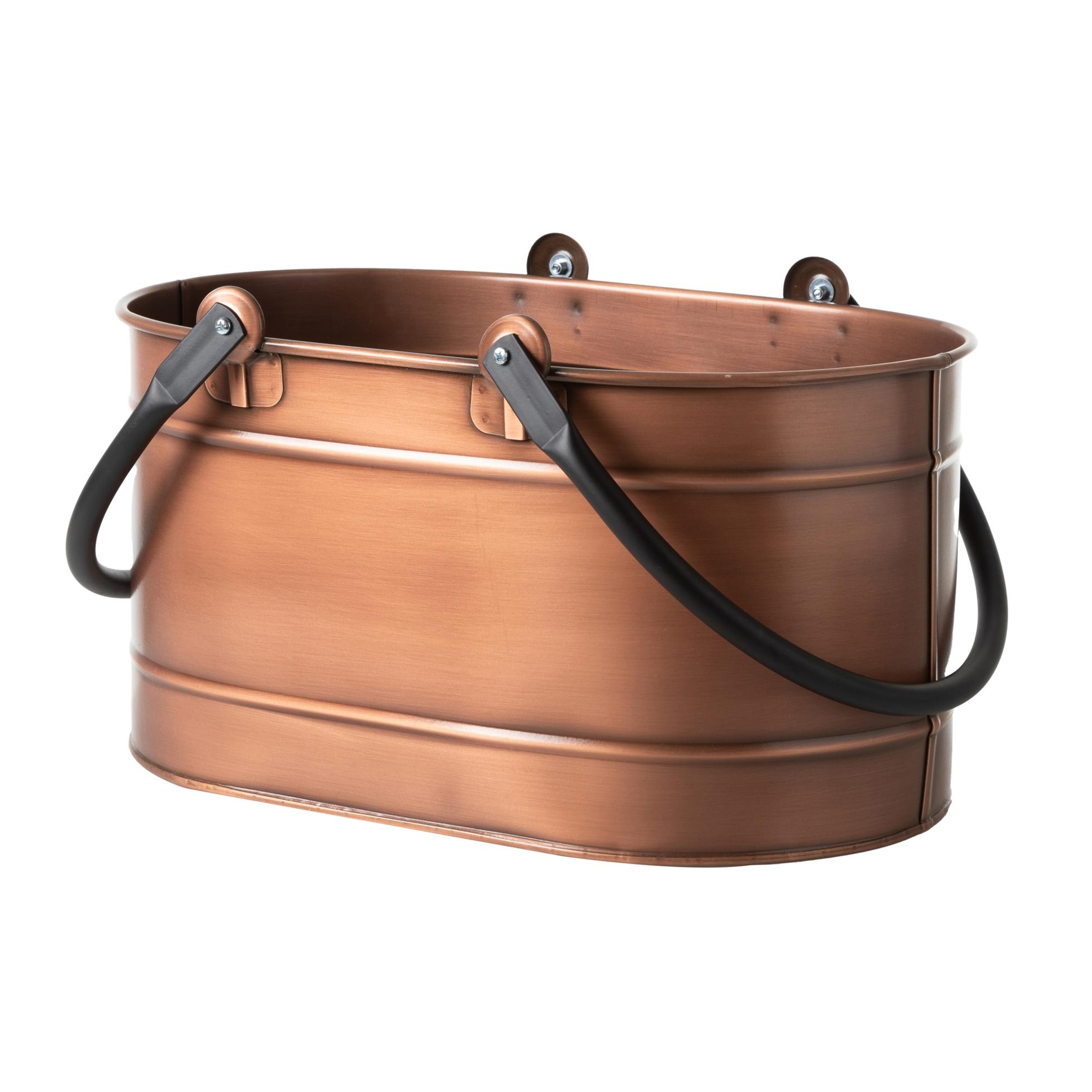 ANTIQUE BAKIR ODUN KOVASI 48 CM