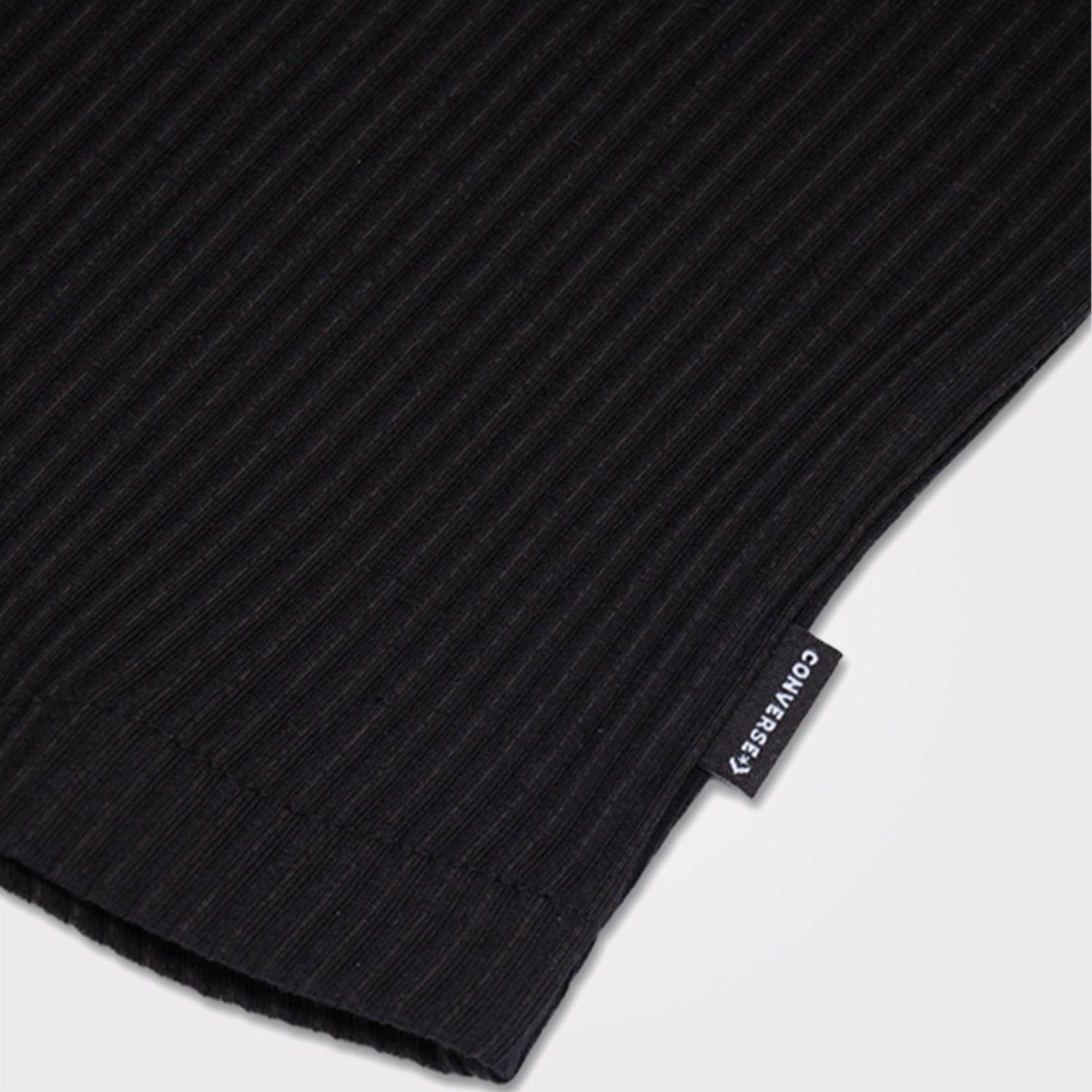 Converse Slim Fit Kadın Siyah Polo