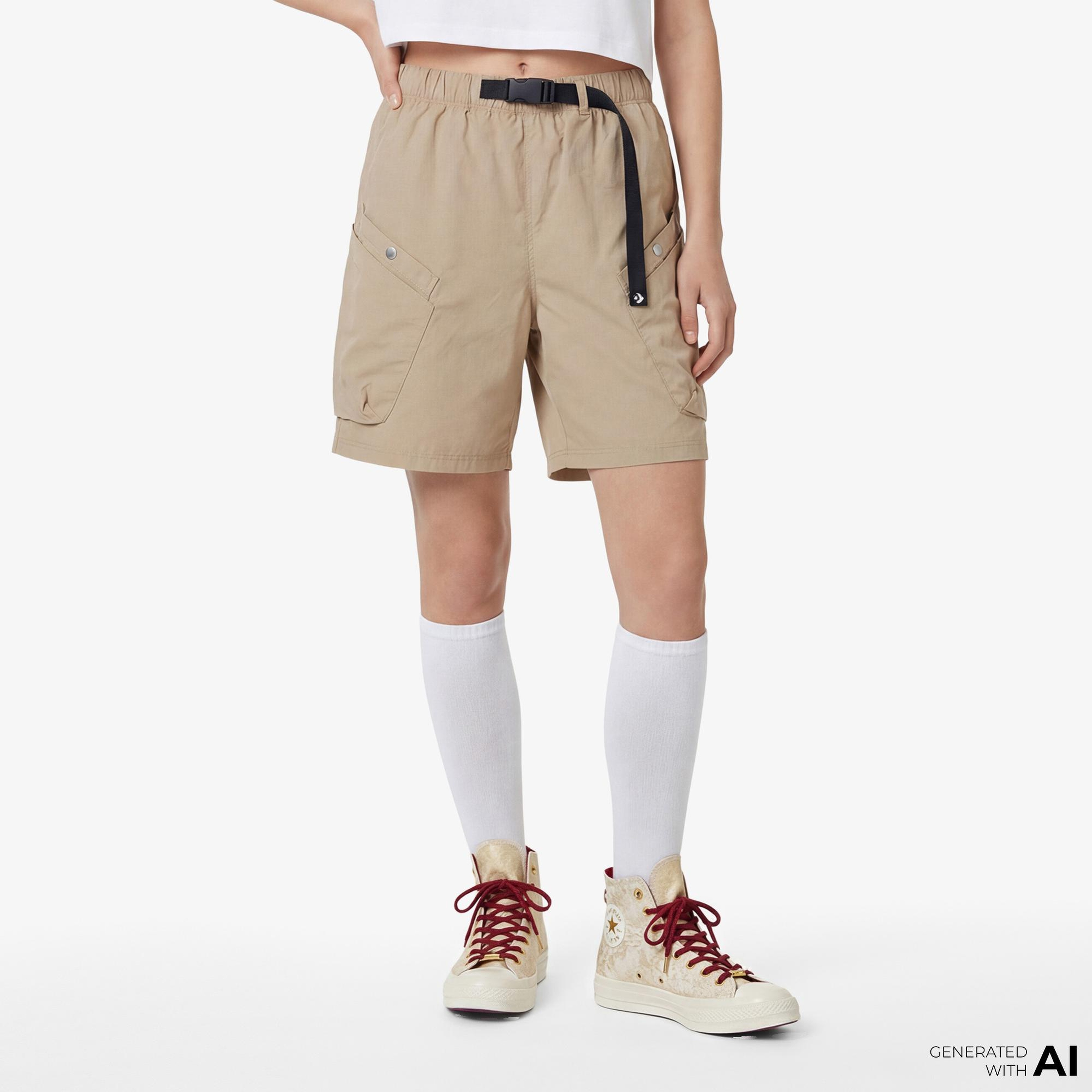 Converse Utility Kadın Kahverengi Şort