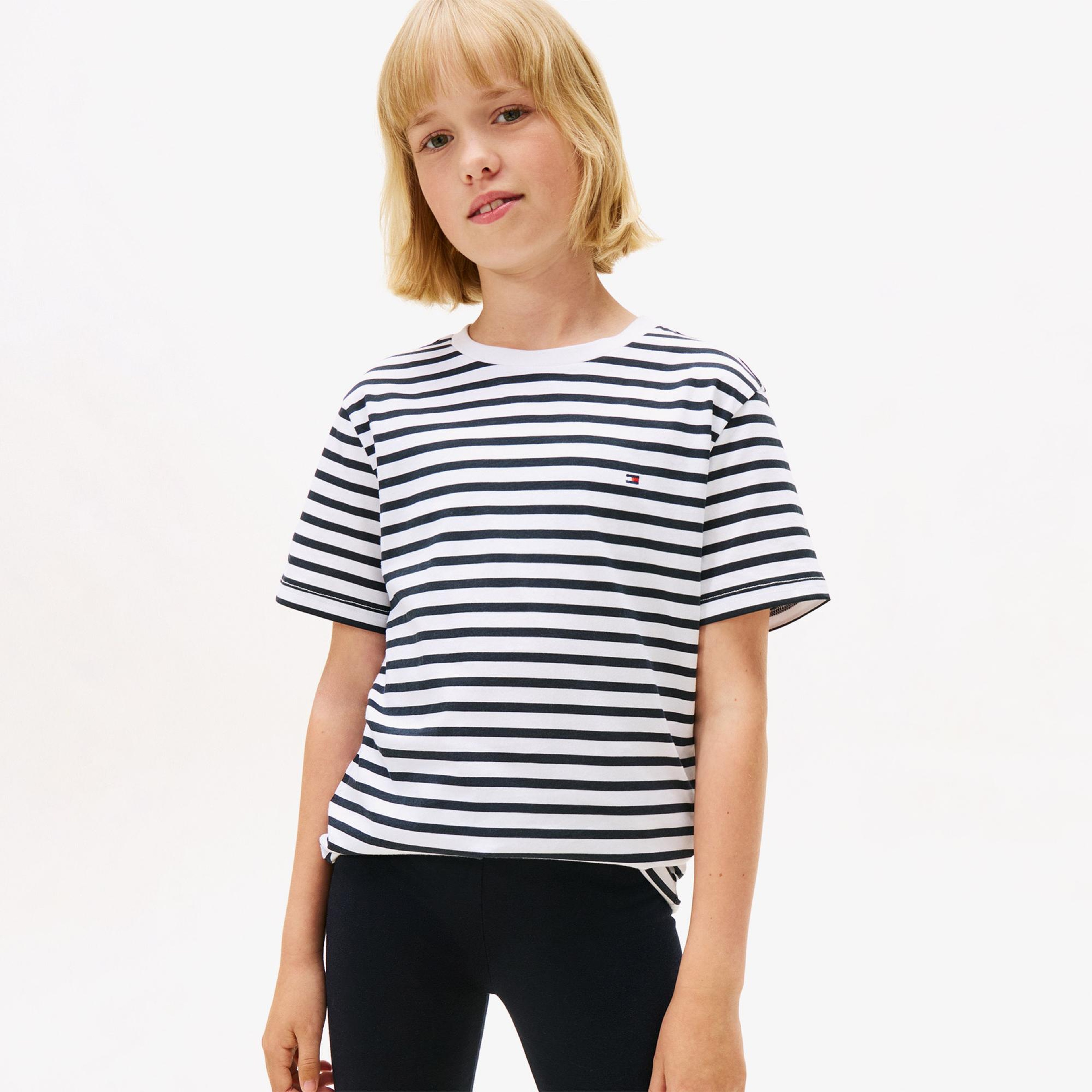 Tommy Hilfiger Signature Ess Çocuk Renkli T-Shirt