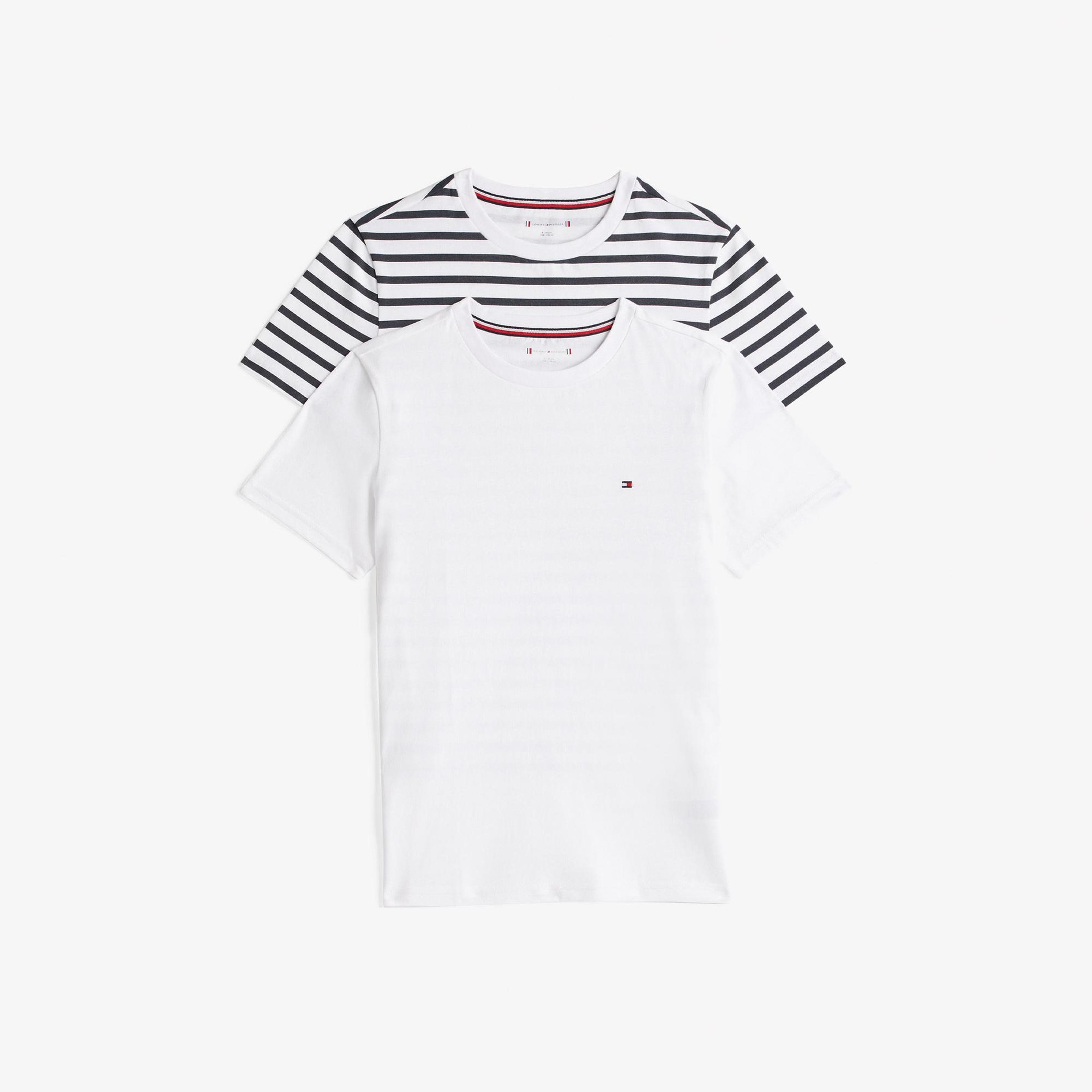 Tommy Hilfiger Signature Ess Çocuk Renkli T-Shirt