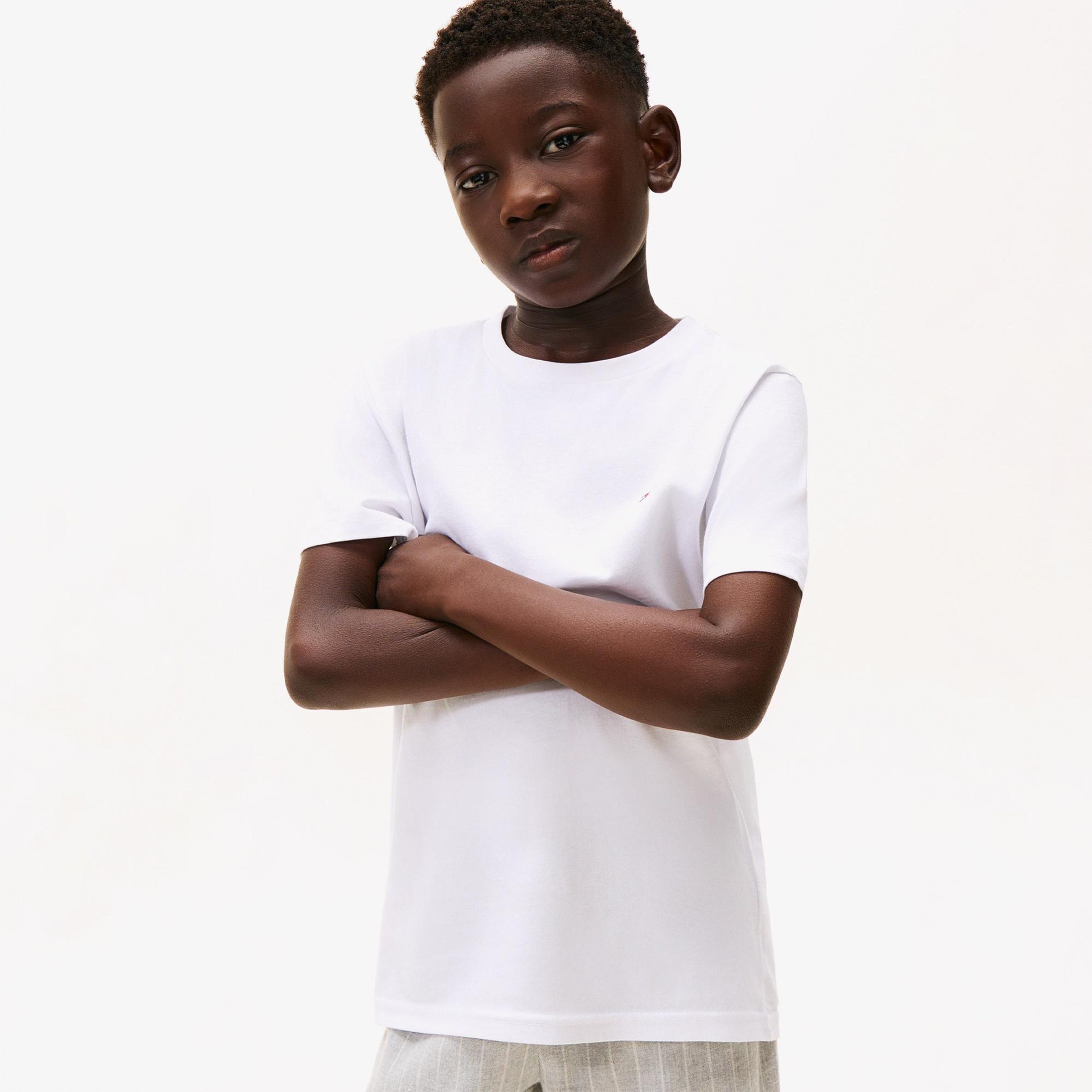 Tommy Hilfiger Signature Ess Çocuk Renkli T-Shirt