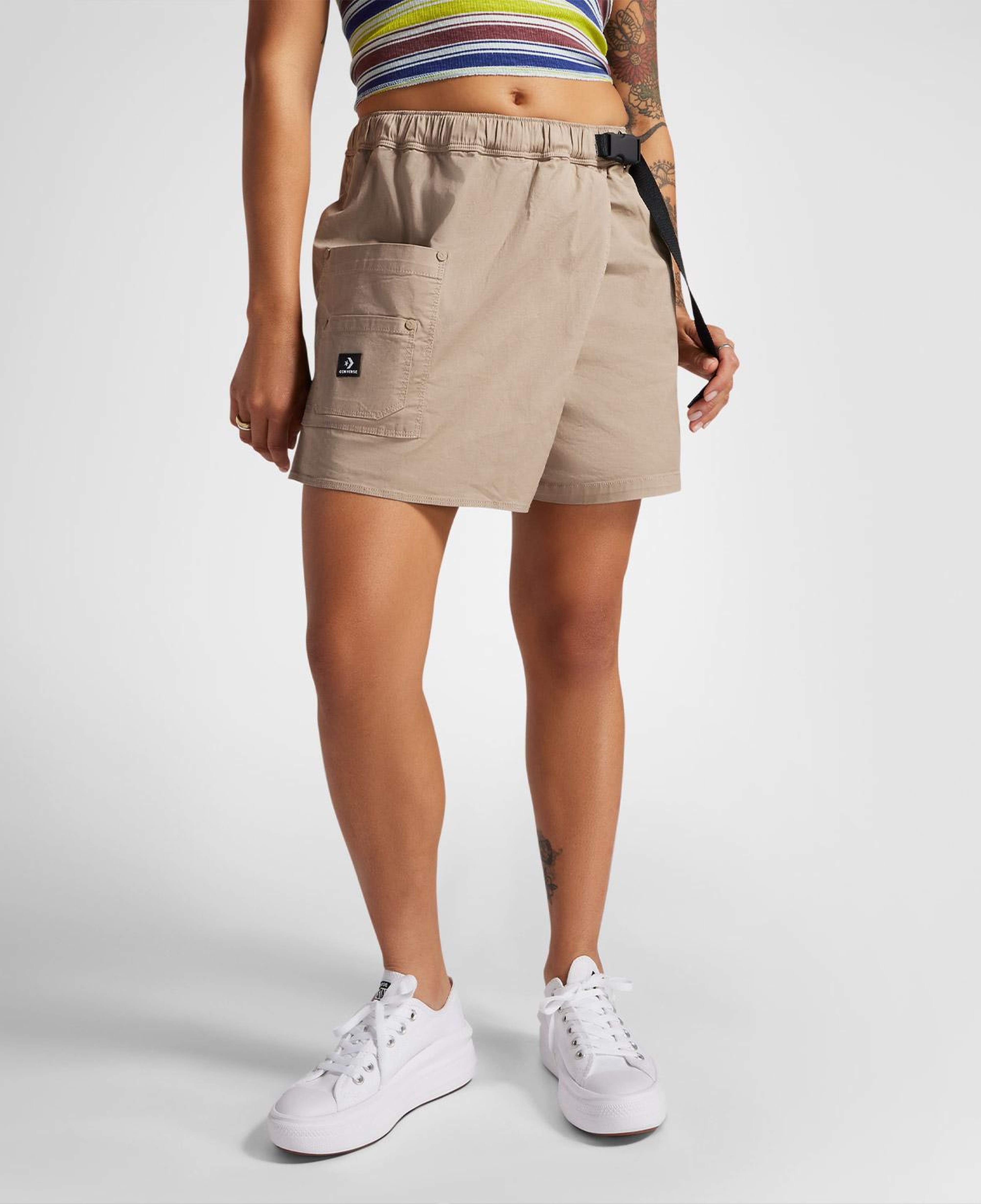 Converse Utility Kadın Bej Şort Etek