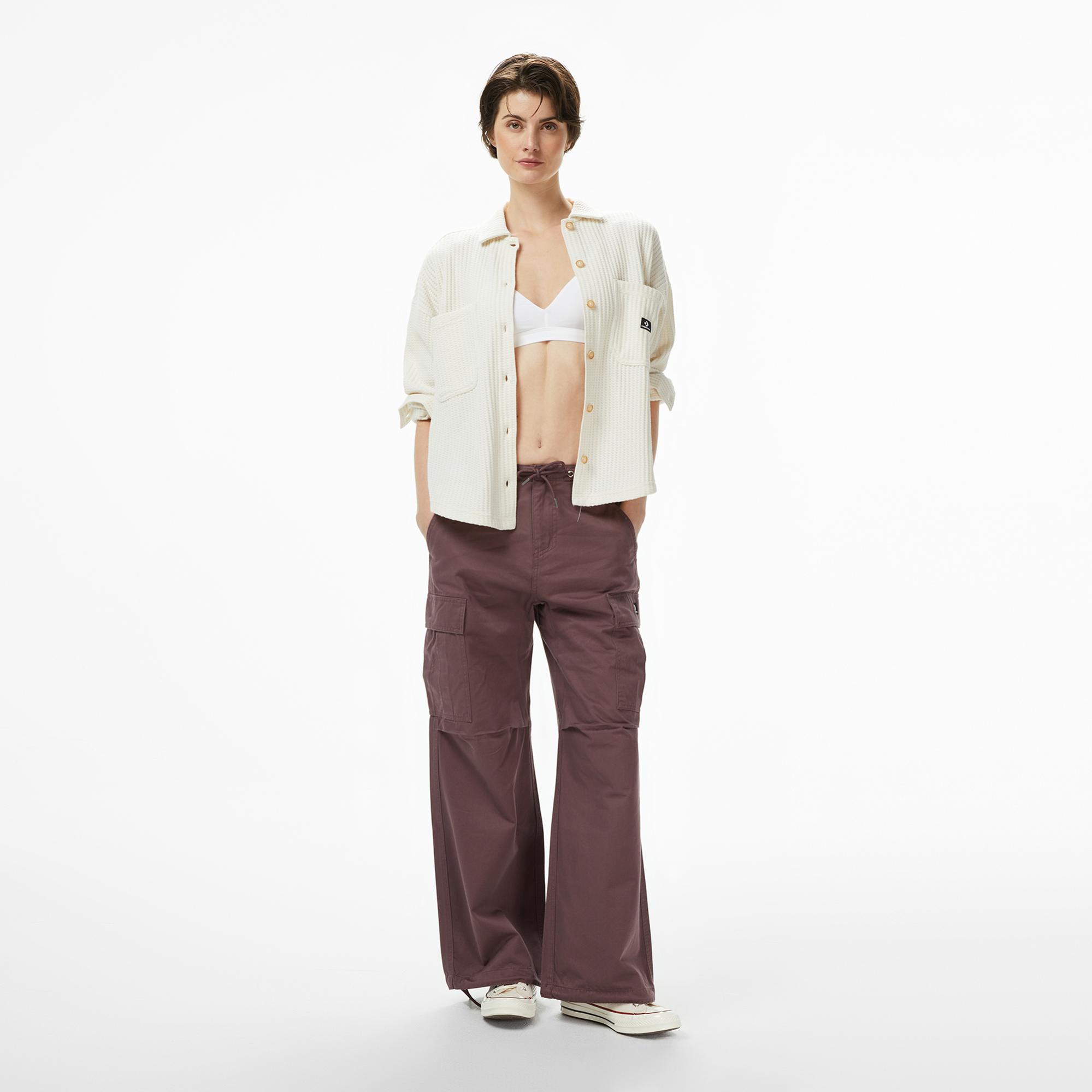 Converse Cargo Kadın Bordo Pantolon