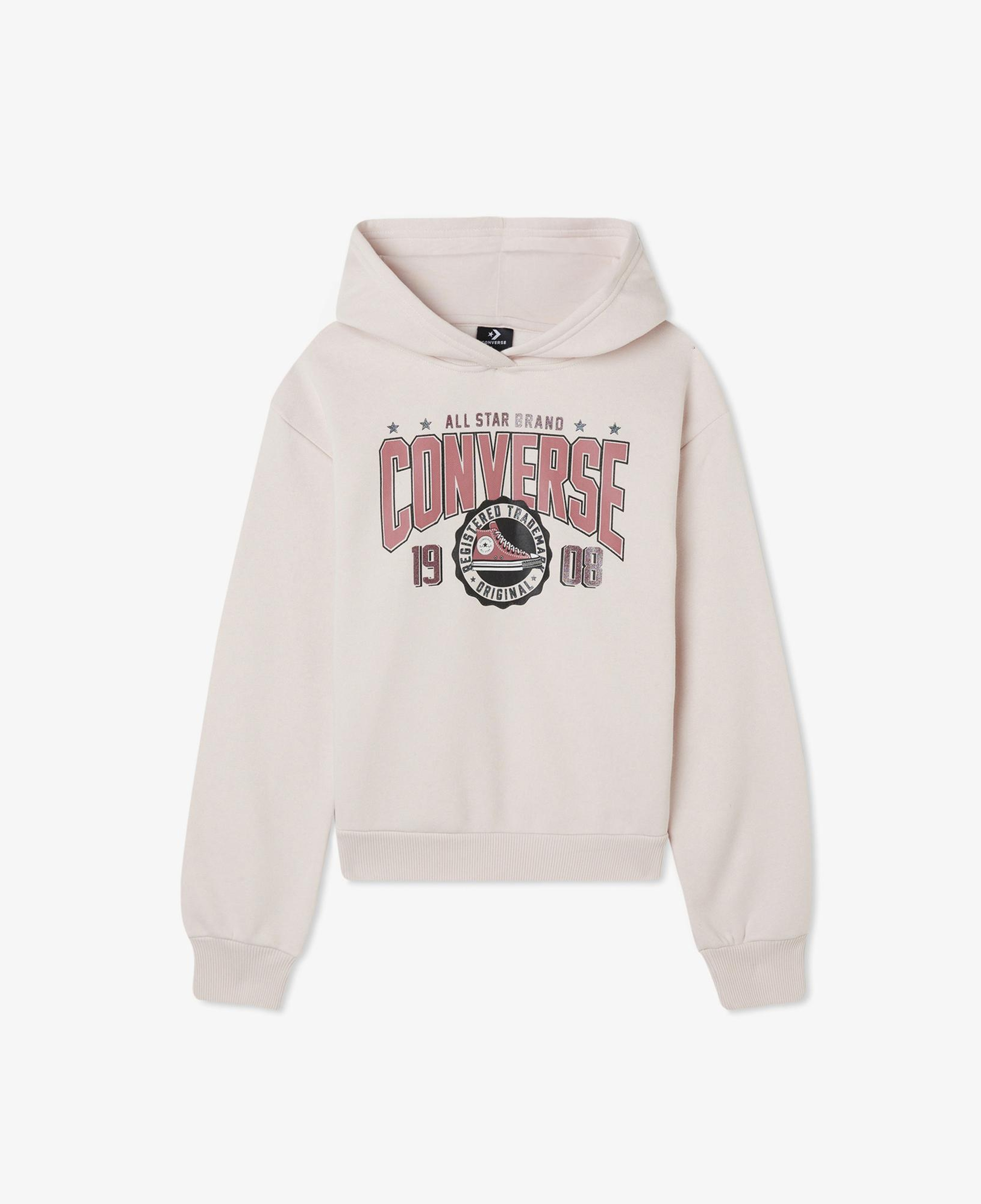 Converse Boxy Çocuk Pembe Hoodie