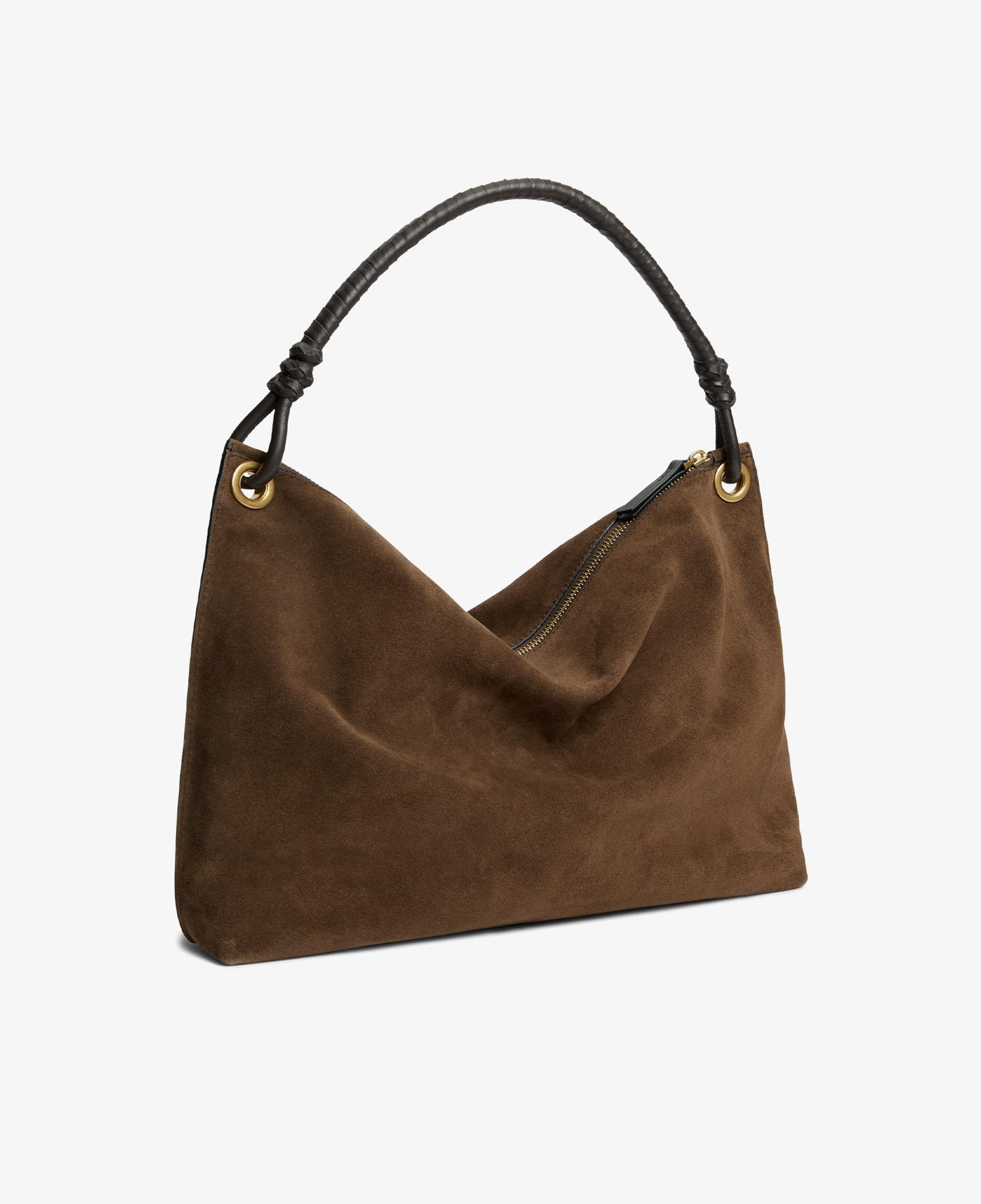 Tommy Hilfiger Statement Leather Kadın Kahverengi Omuz Çantası