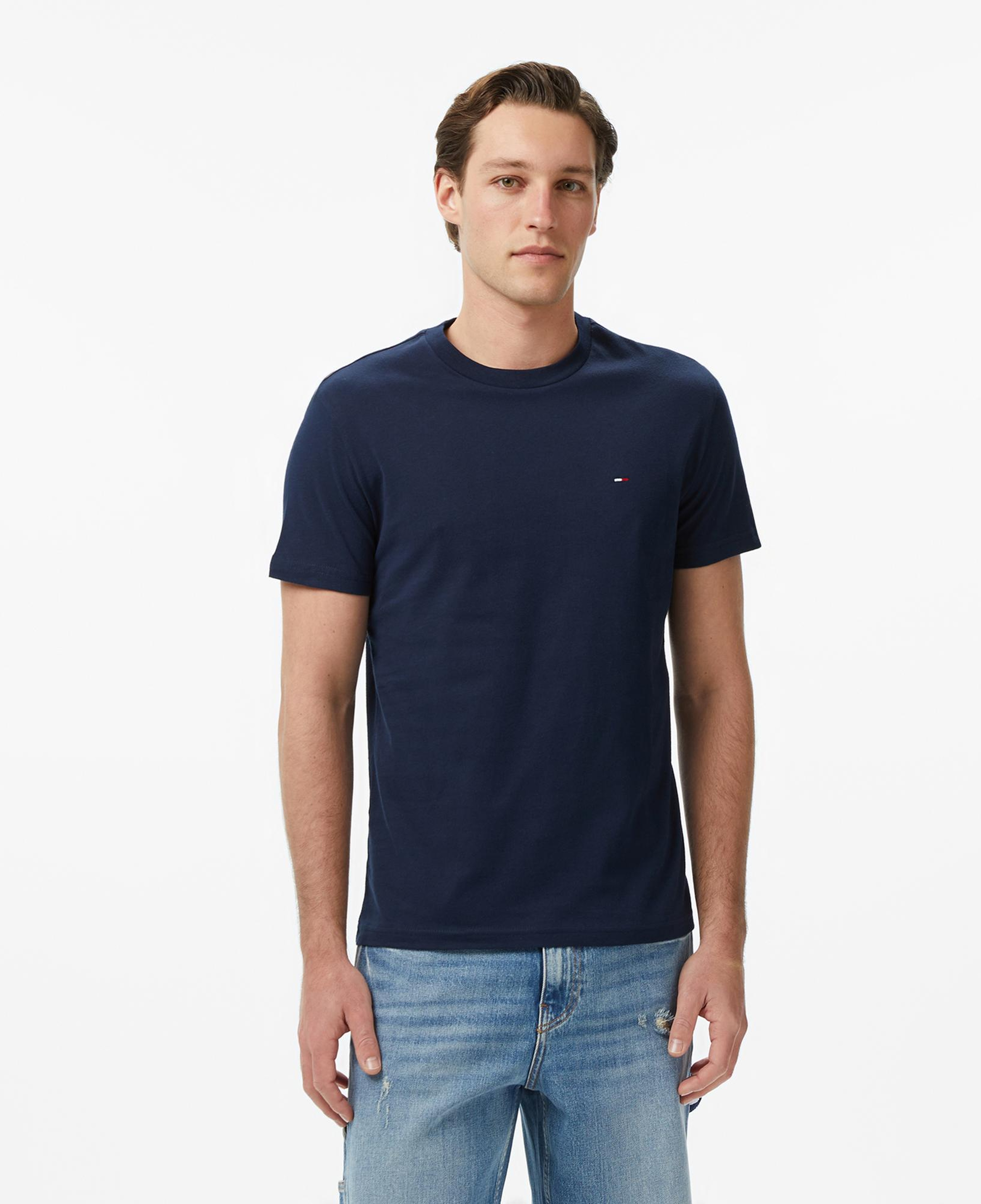 Tommy Hilfiger Classic Flag Erkek Renkli T-Shirt