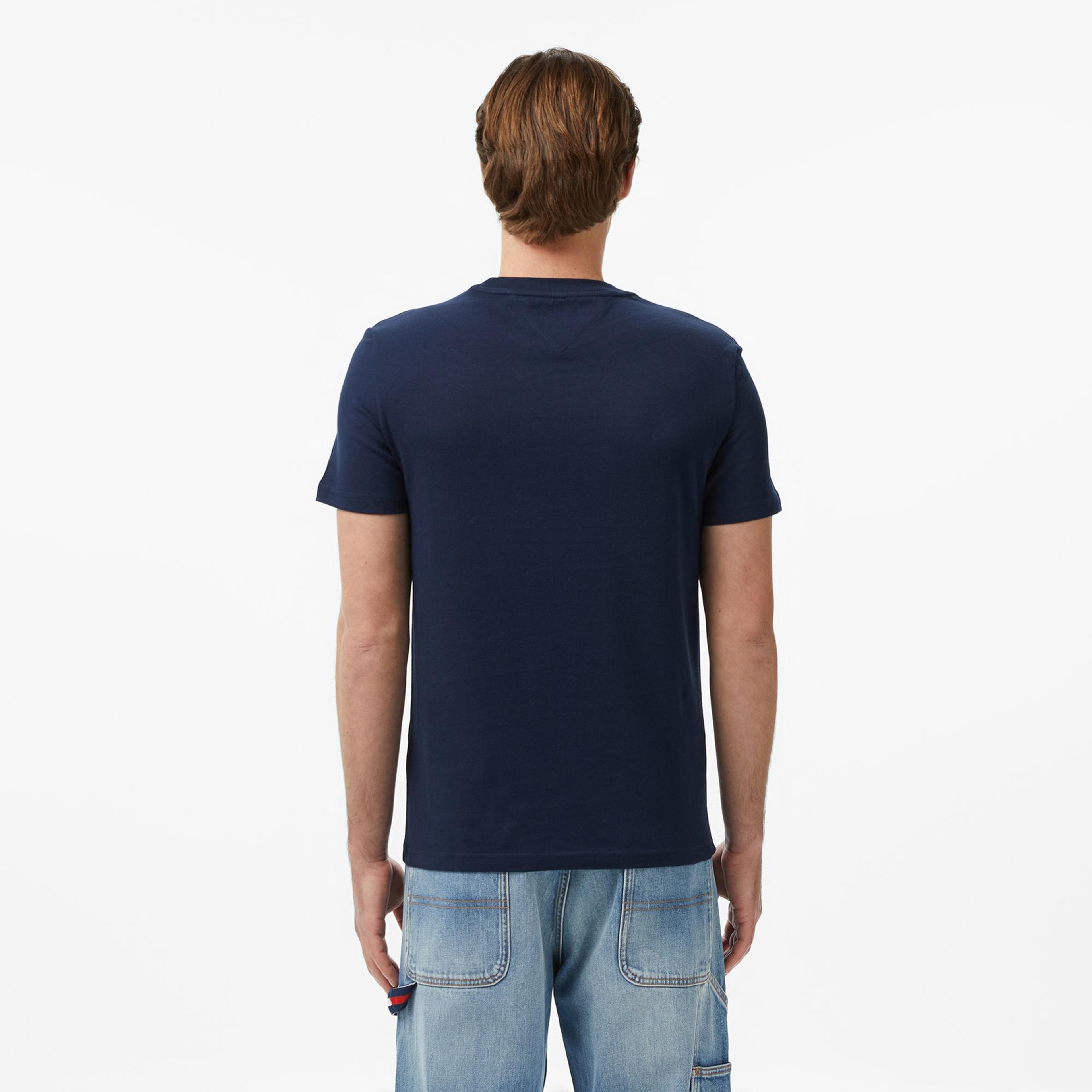 Tommy Hilfiger Classic Flag Erkek Renkli T-Shirt