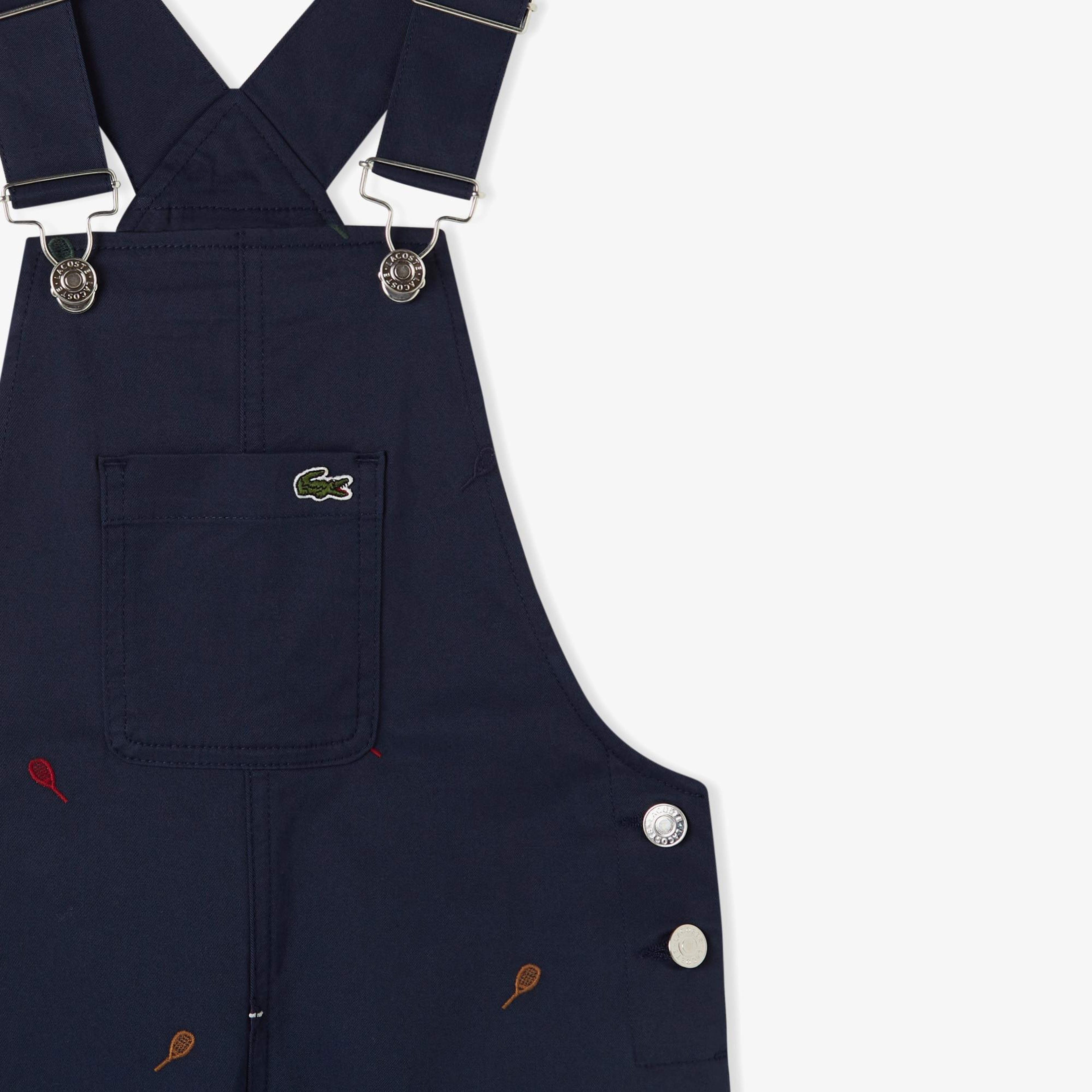 Lacoste Kız Çocuk Desenli Lacivert Elbise