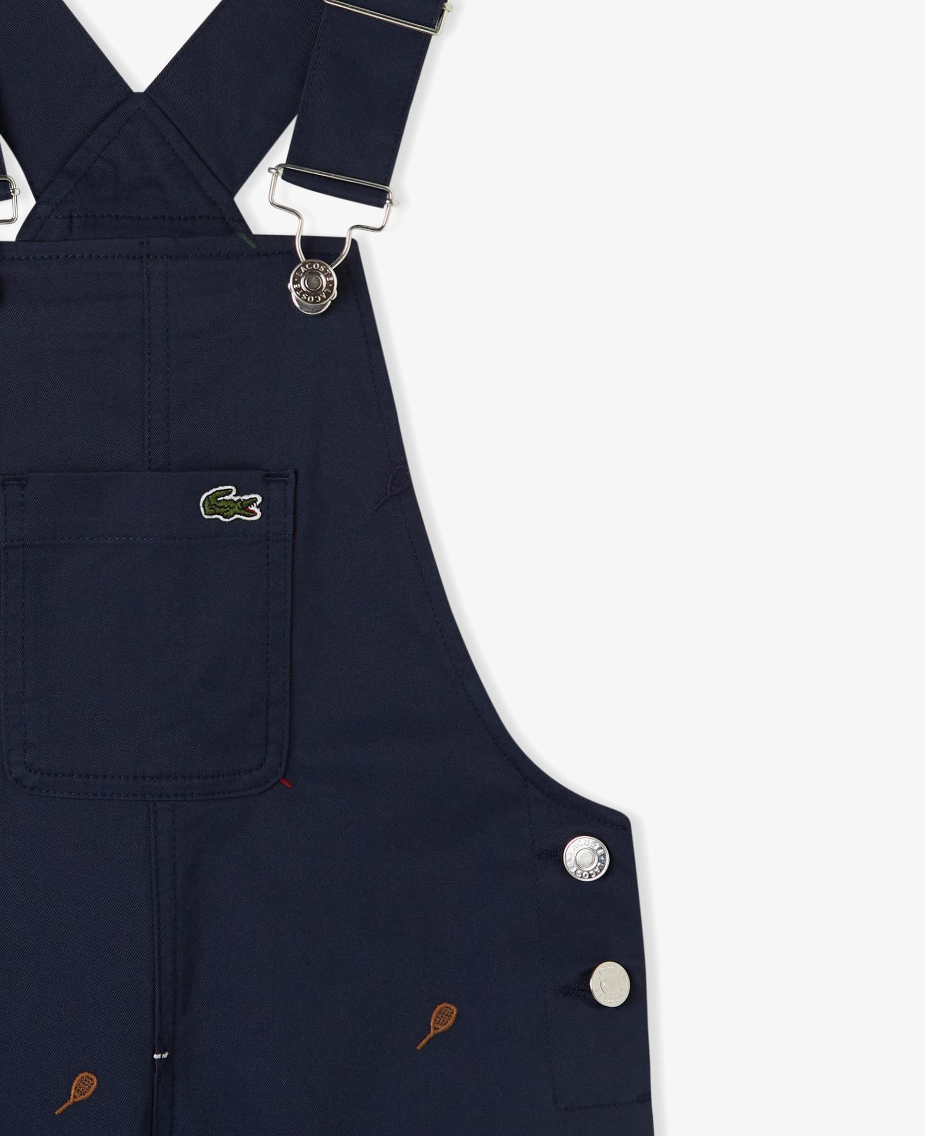 Lacoste Kız Çocuk Desenli Lacivert Elbise