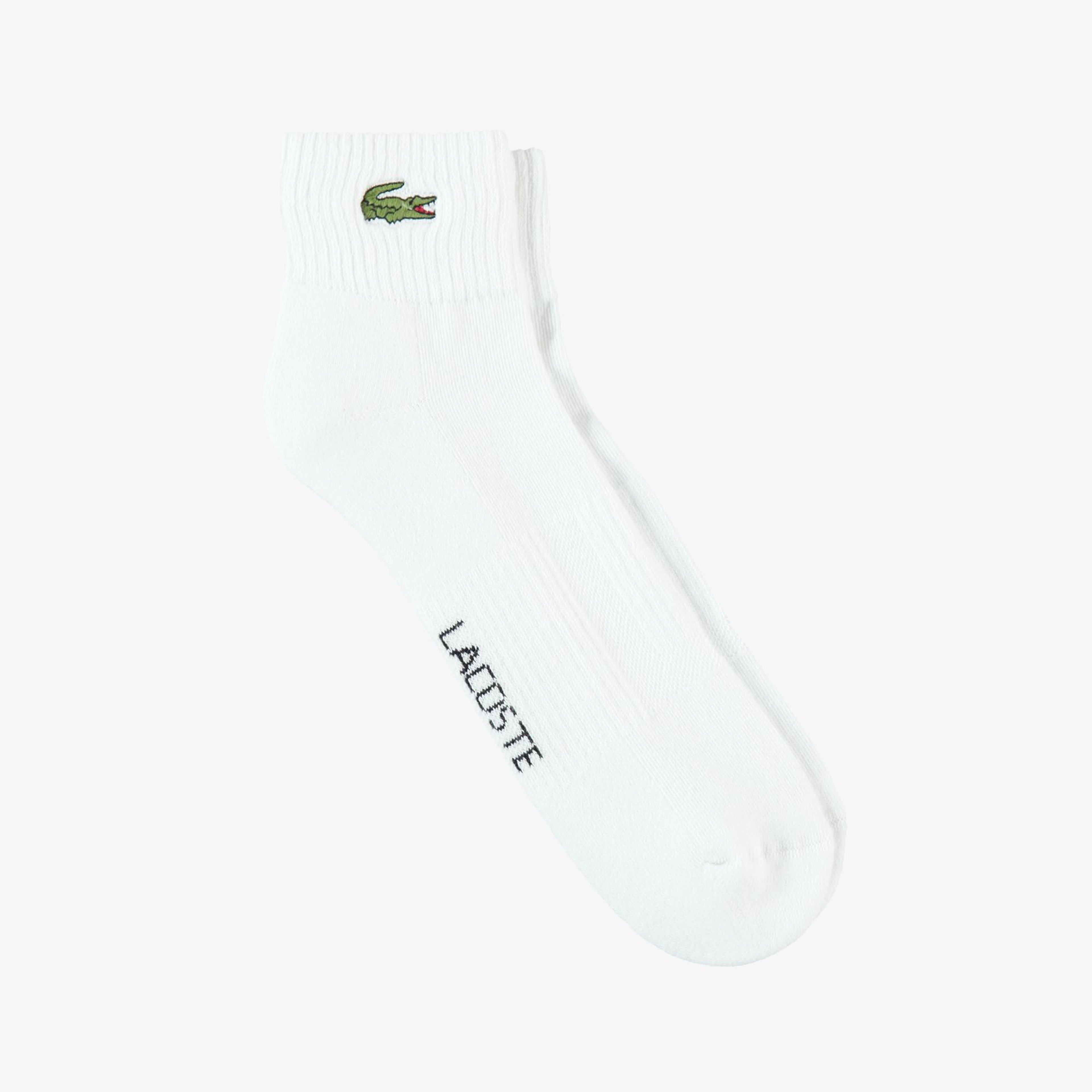 Lacoste Unisex Beyaz Çorap