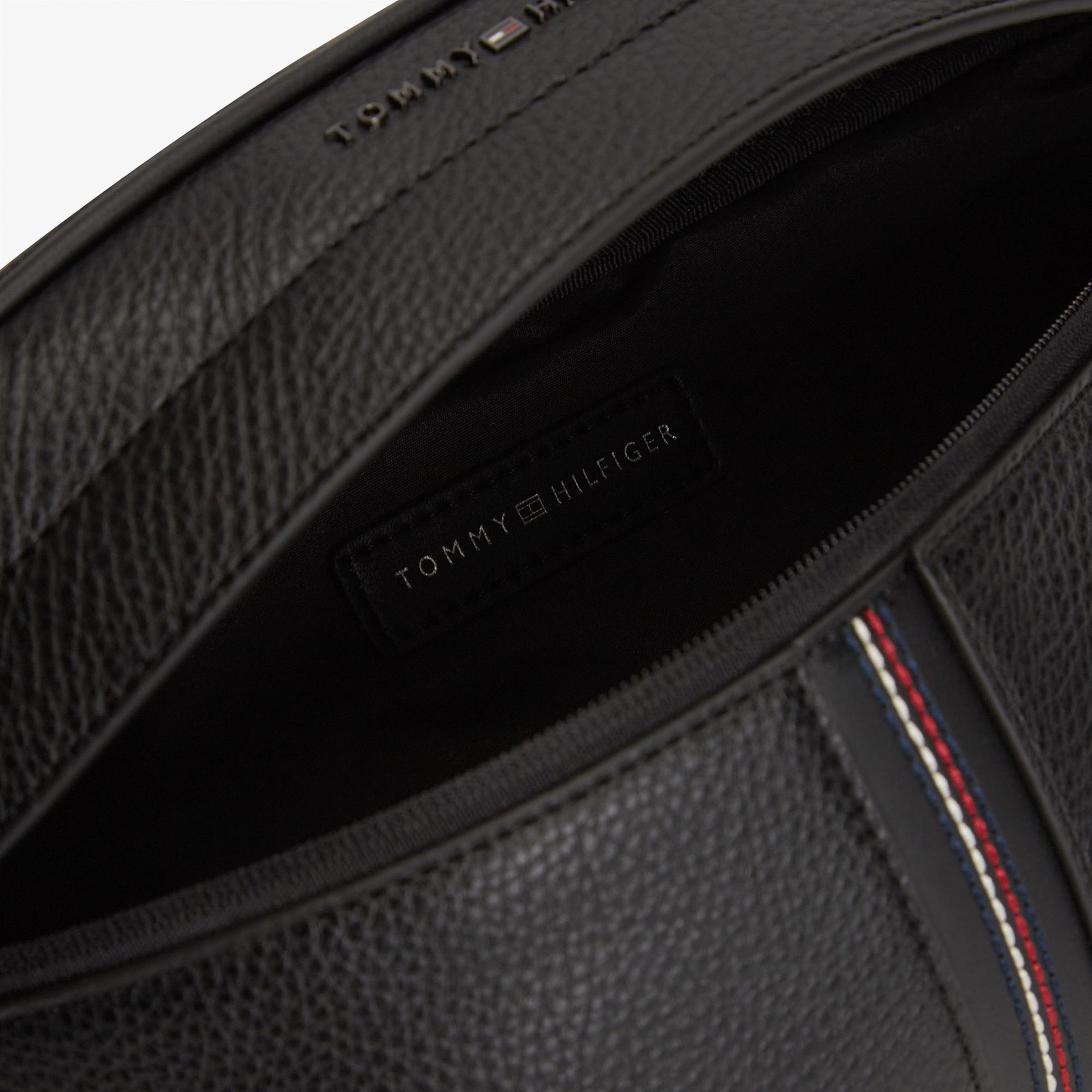 Tommy Hilfiger Central Erkek Siyah Bel Çantası