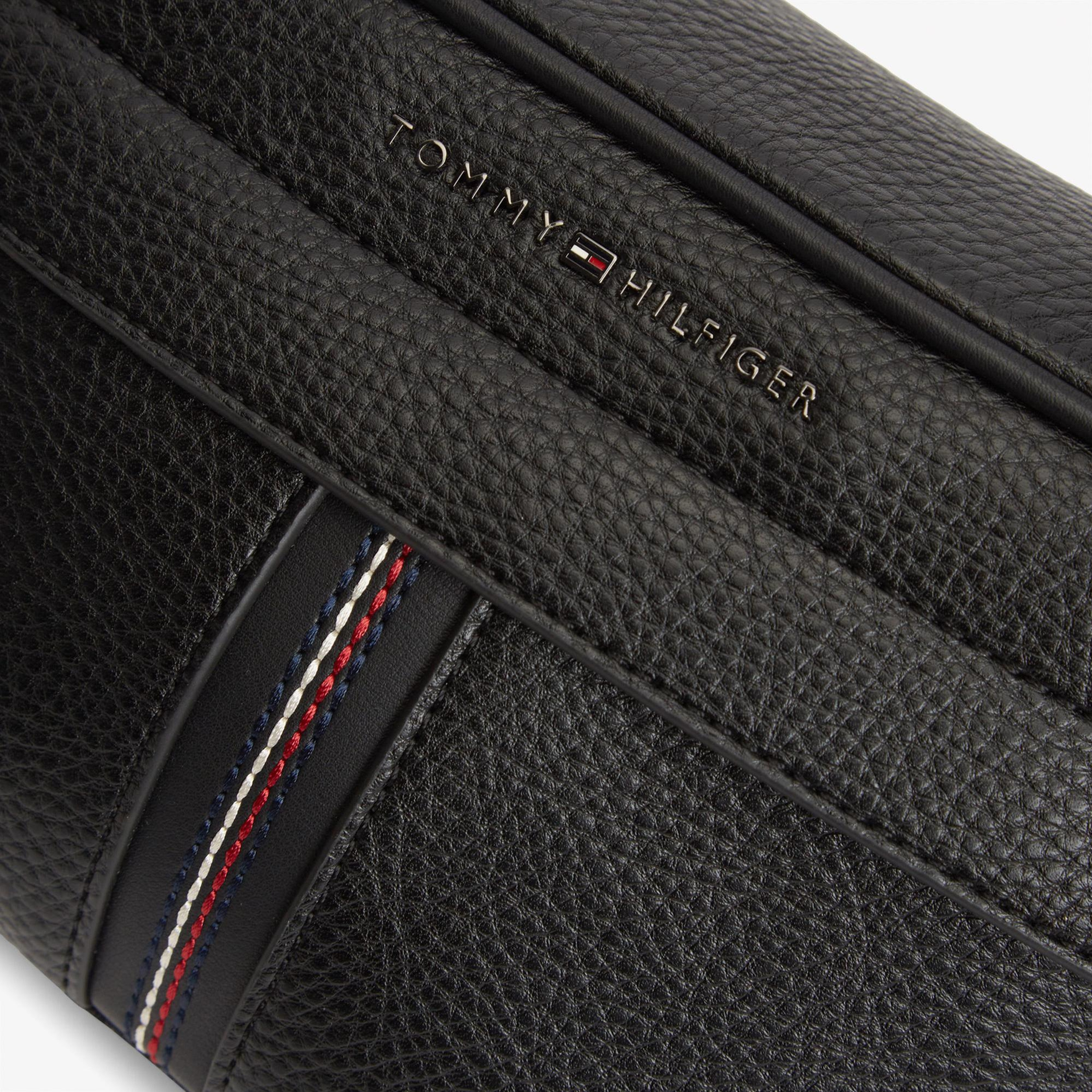 Tommy Hilfiger Central Erkek Siyah Bel Çantası