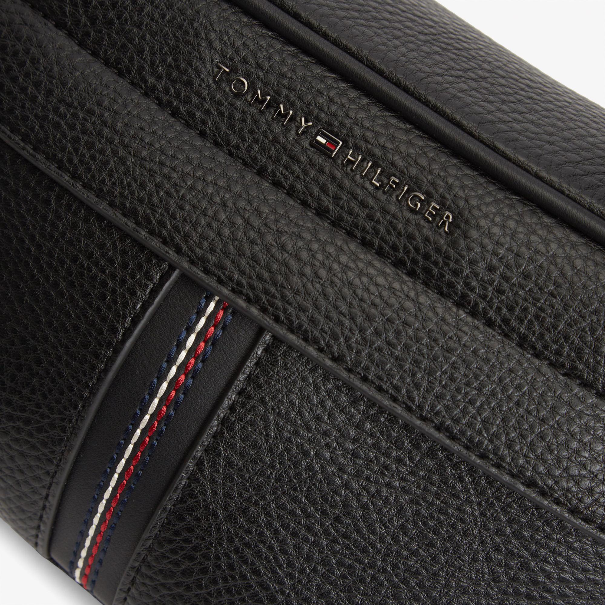 Tommy Hilfiger Central Erkek Siyah Bel Çantası