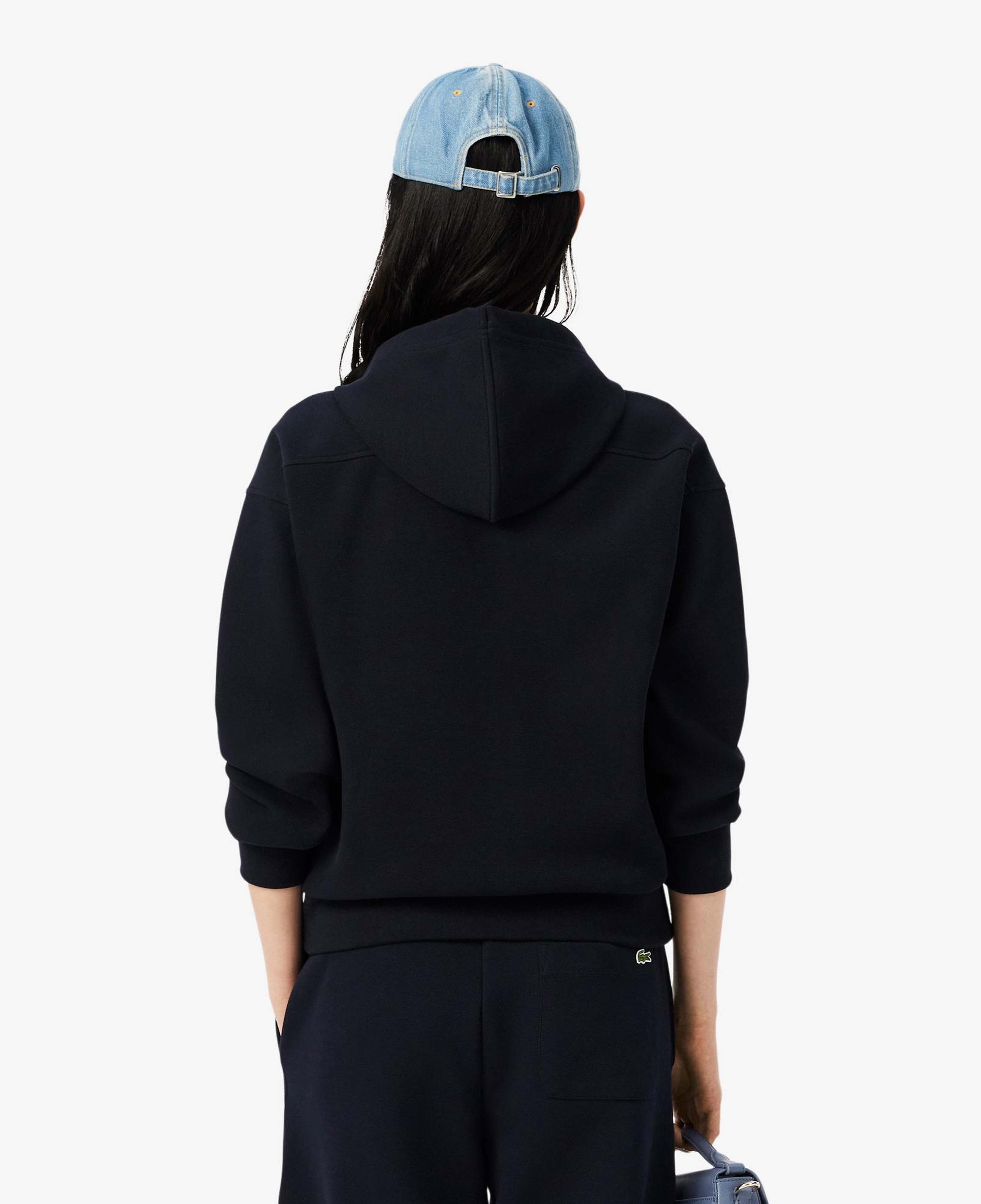 Lacoste Kadın Regular Fit Fermuarlı Lacivert Sweatshirt