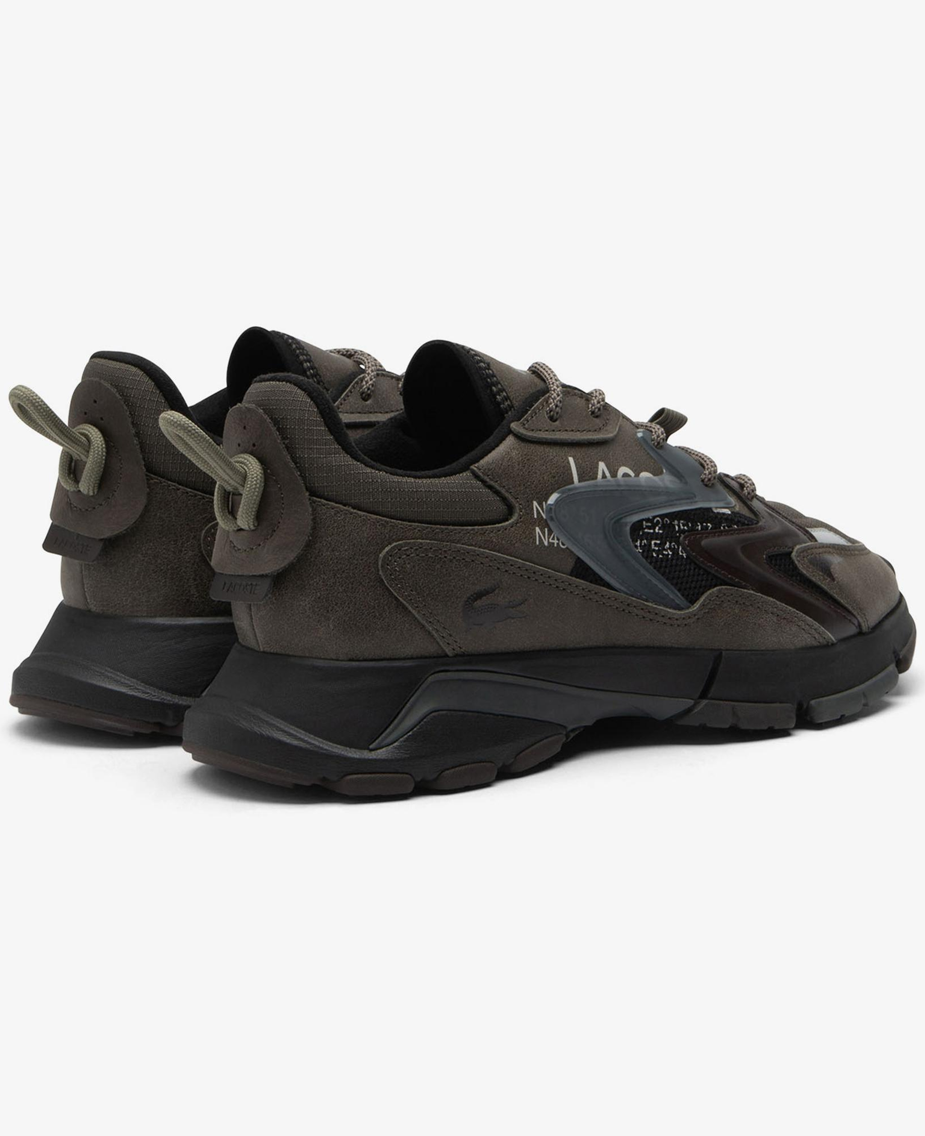 Lacoste L003 Neo Tech Erkek Koyu Kahverengi Sneaker