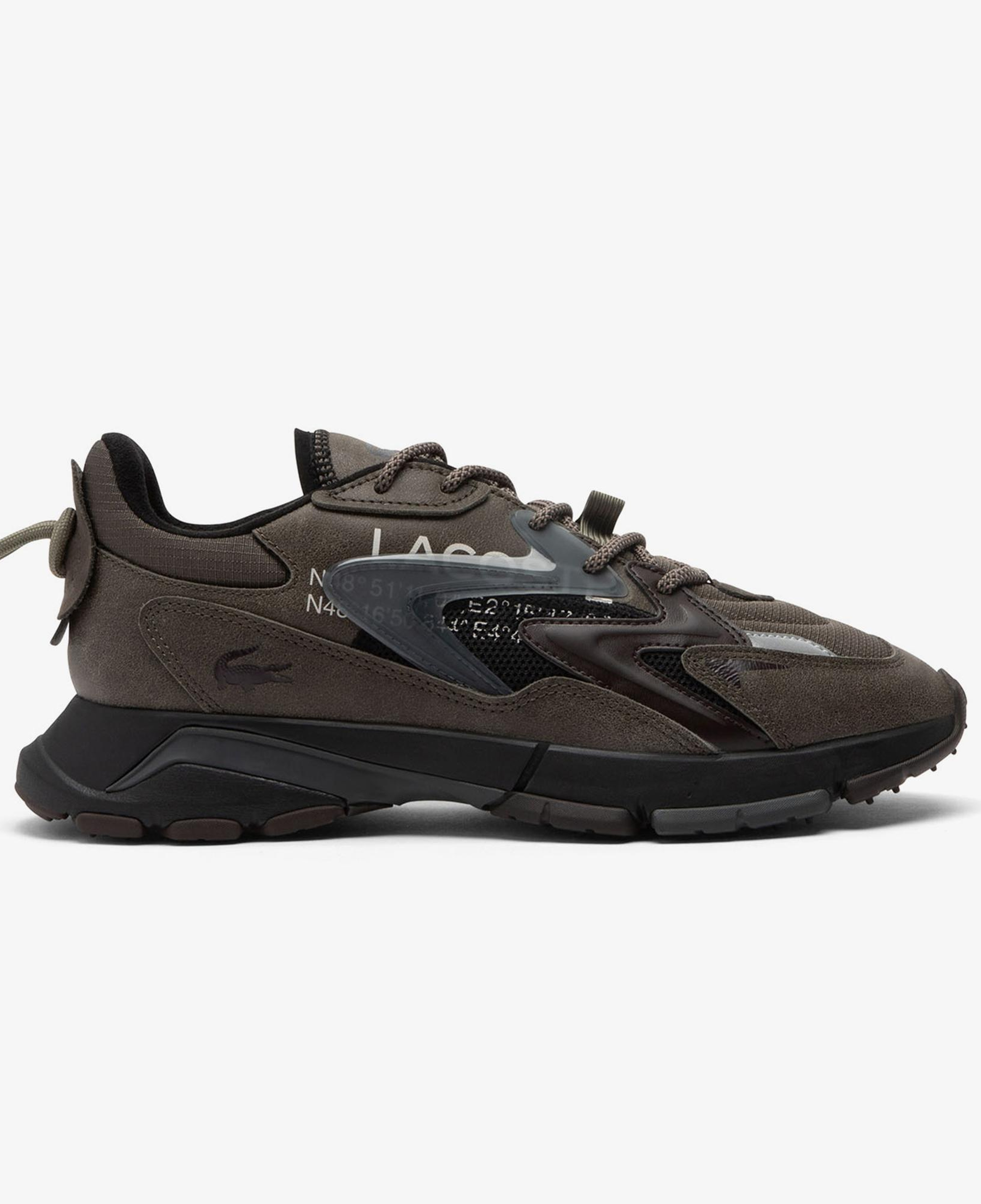 Lacoste L003 Neo Tech Erkek Koyu Kahverengi Sneaker