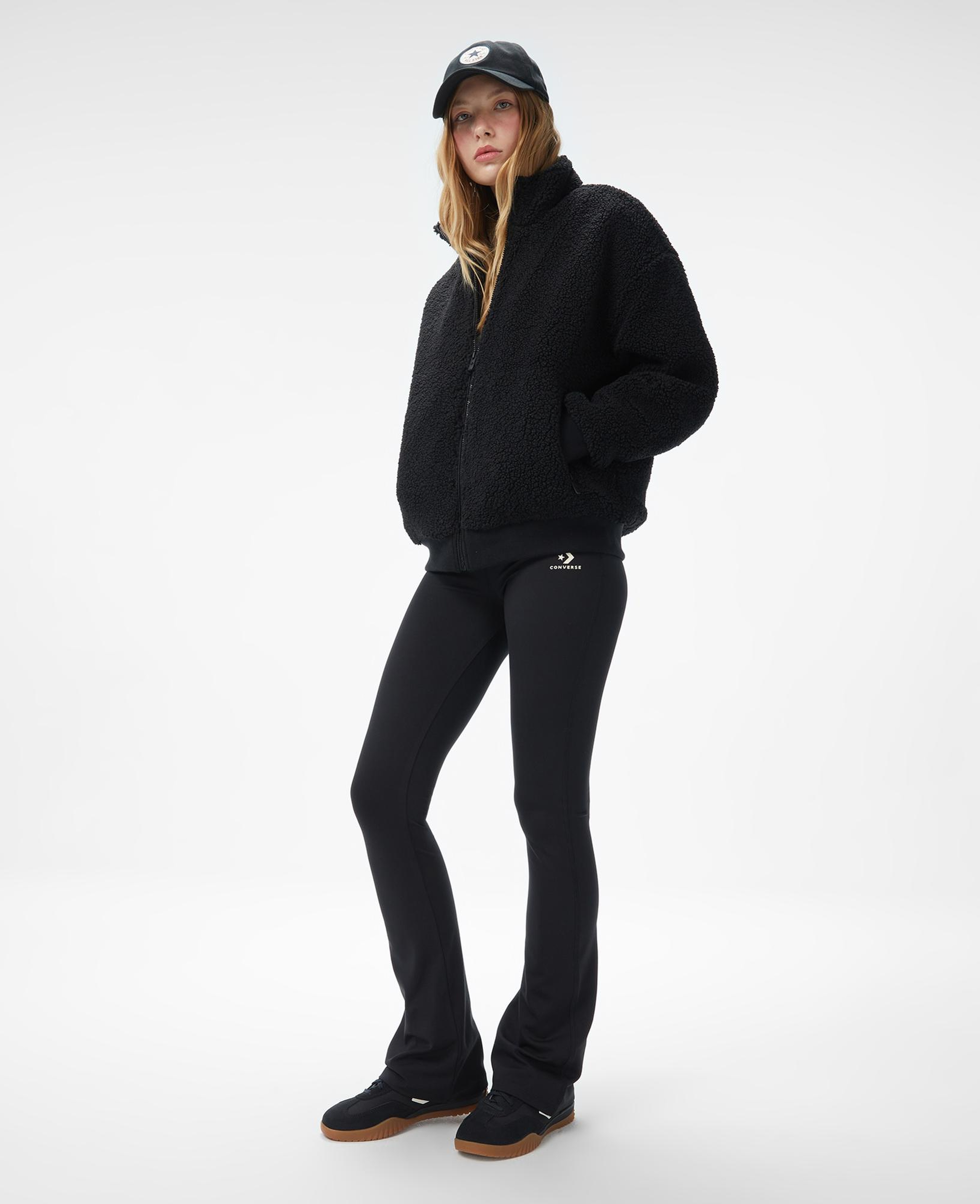 Converse Kadın Siyah Ceket