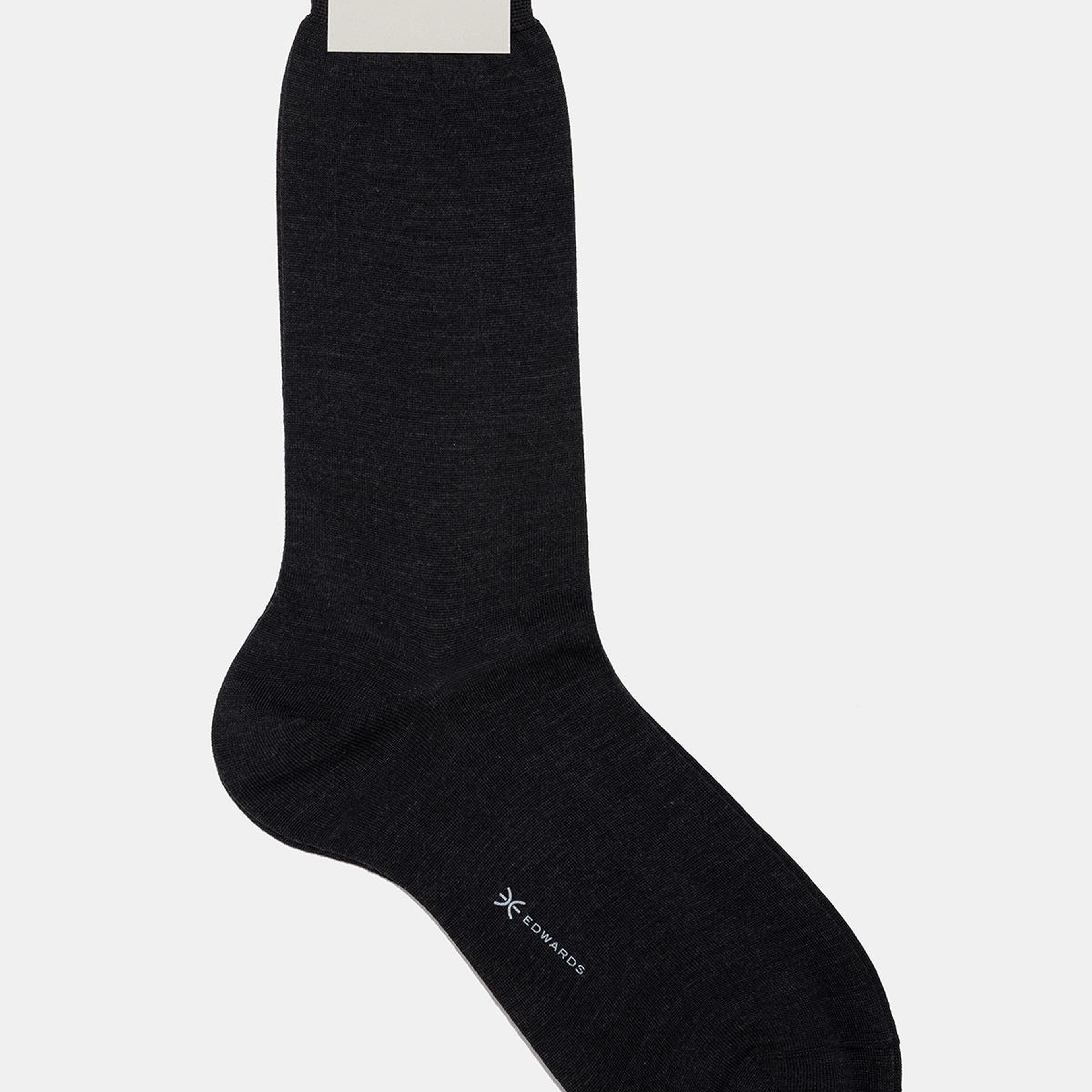 Erkek Gri Yün Kısa Çorap