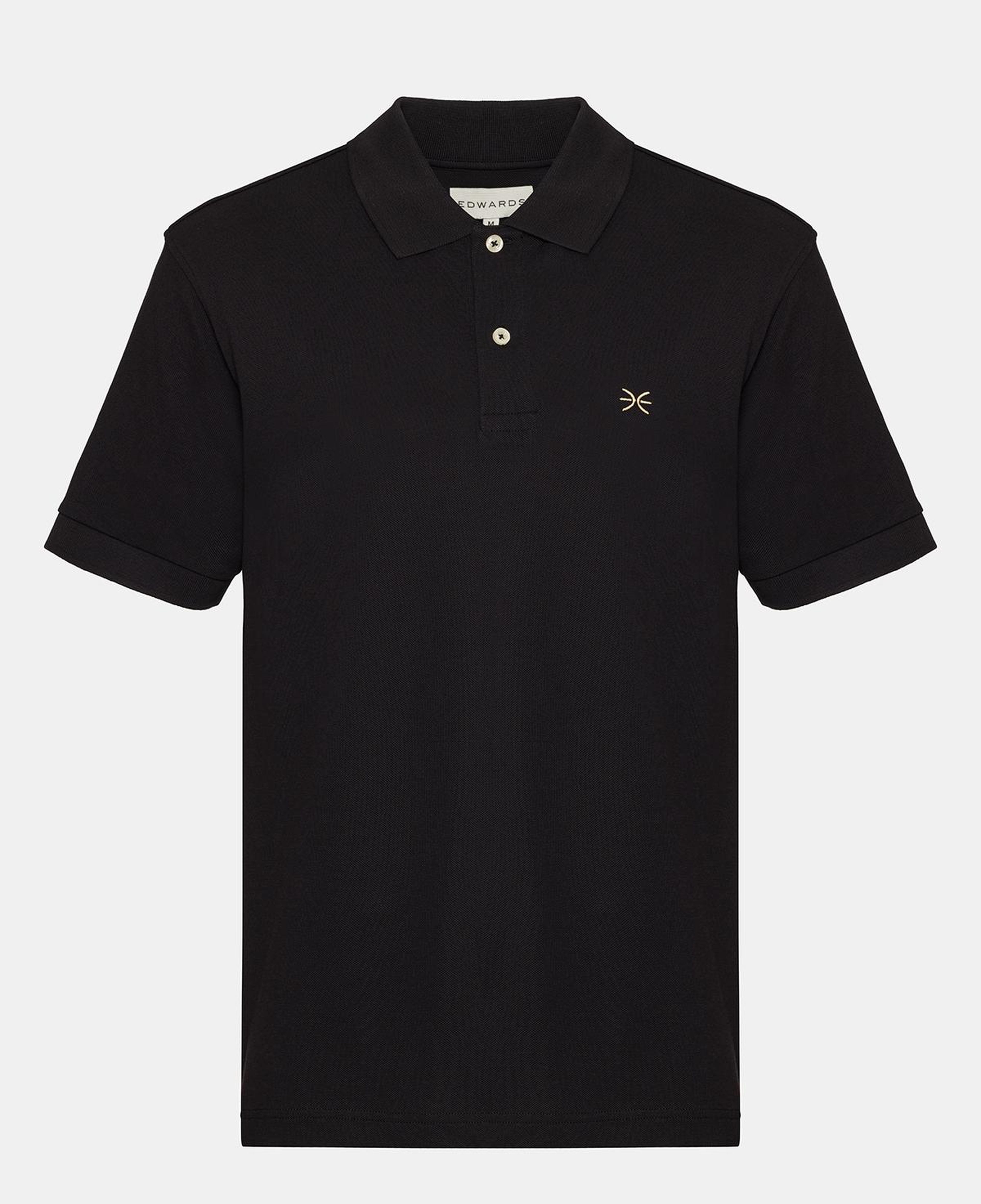 Erkek Siyah Kısa Kollu Polo Yaka T-Shirt