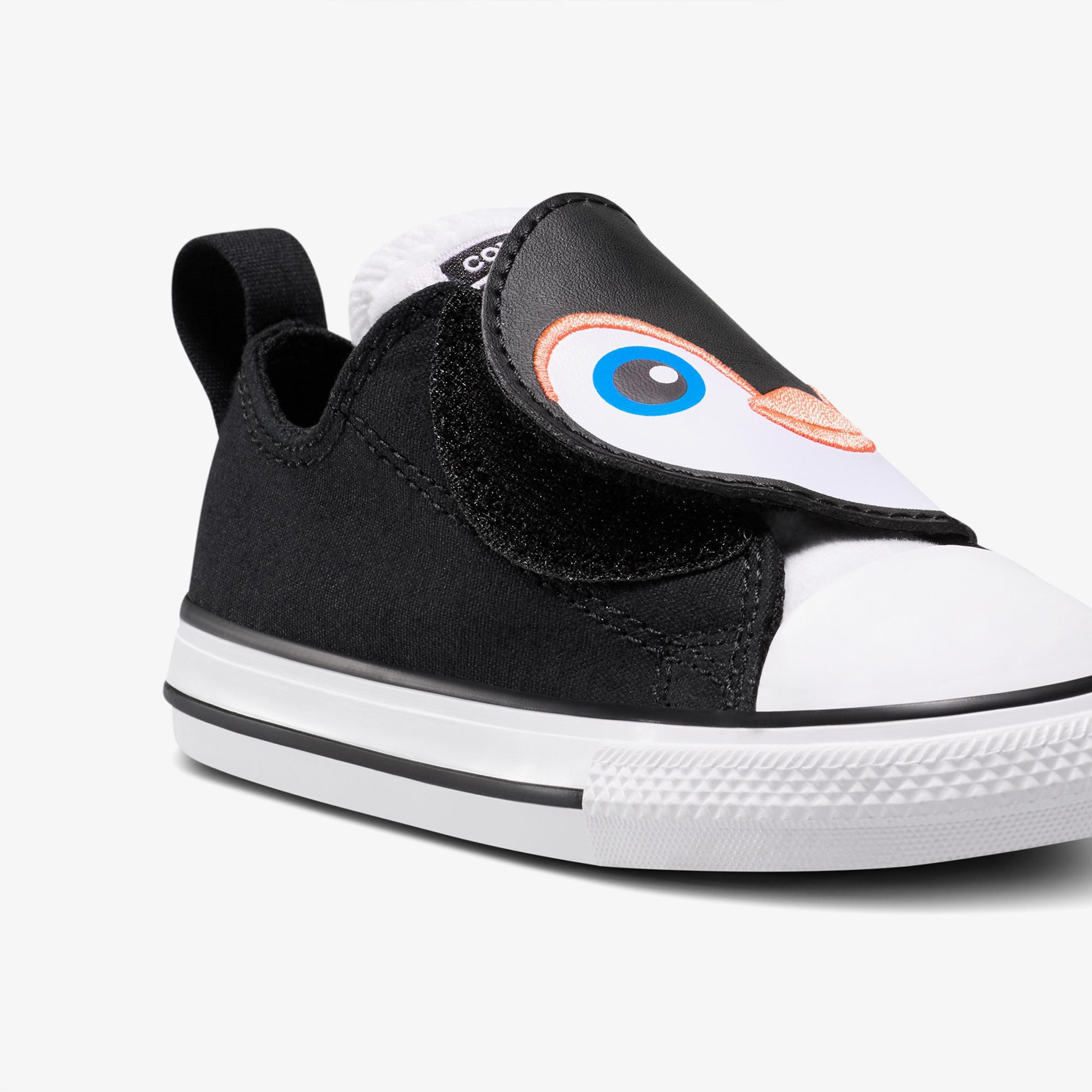 Converse Chuck Taylor All Star One Strap Bebek Siyah Sneaker