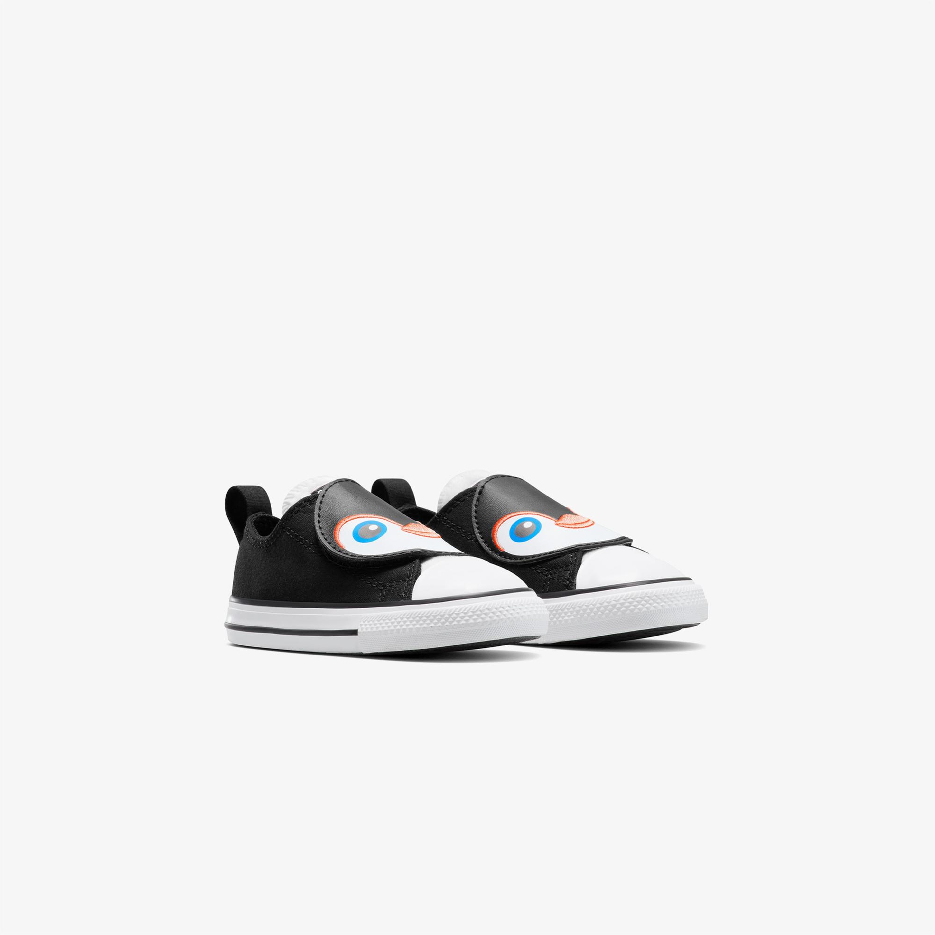 Converse Chuck Taylor All Star One Strap Bebek Siyah Sneaker