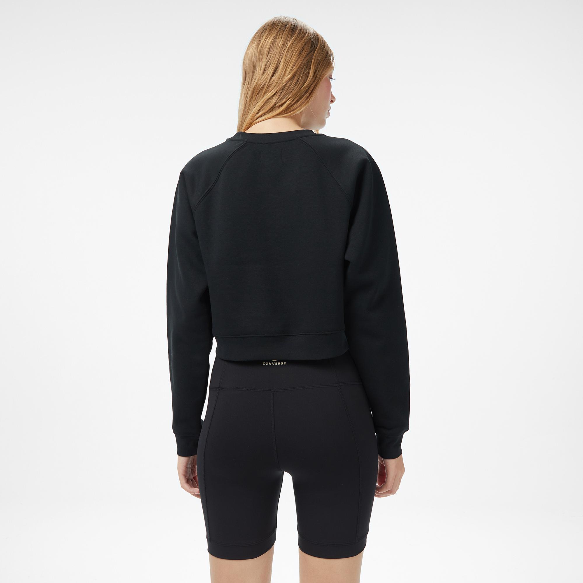 Converse Kadın Siyah Sweatshirt