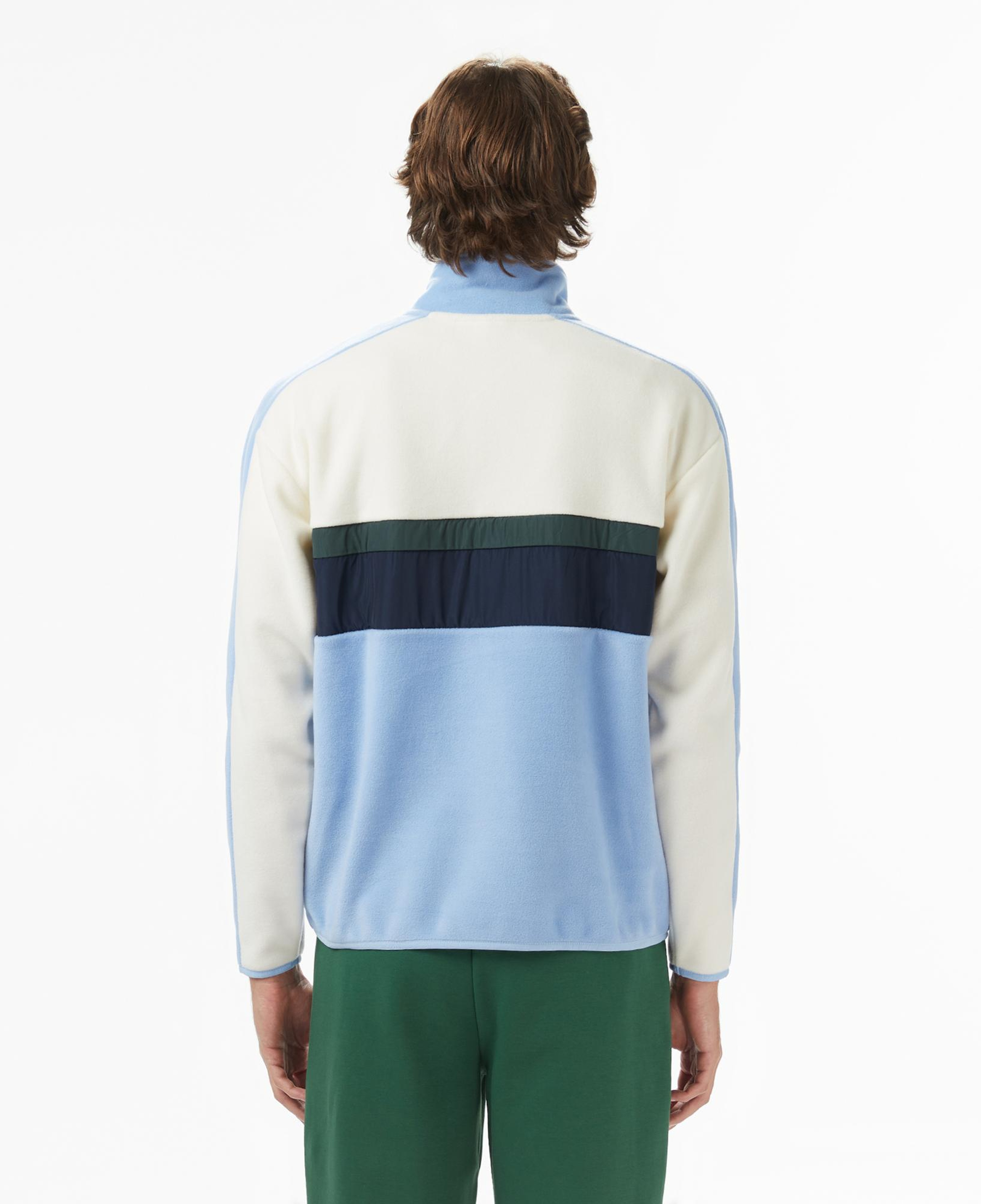 Lacoste Erkek Loose Fit Renk Bloklu Açık Mavi Sweatshirt