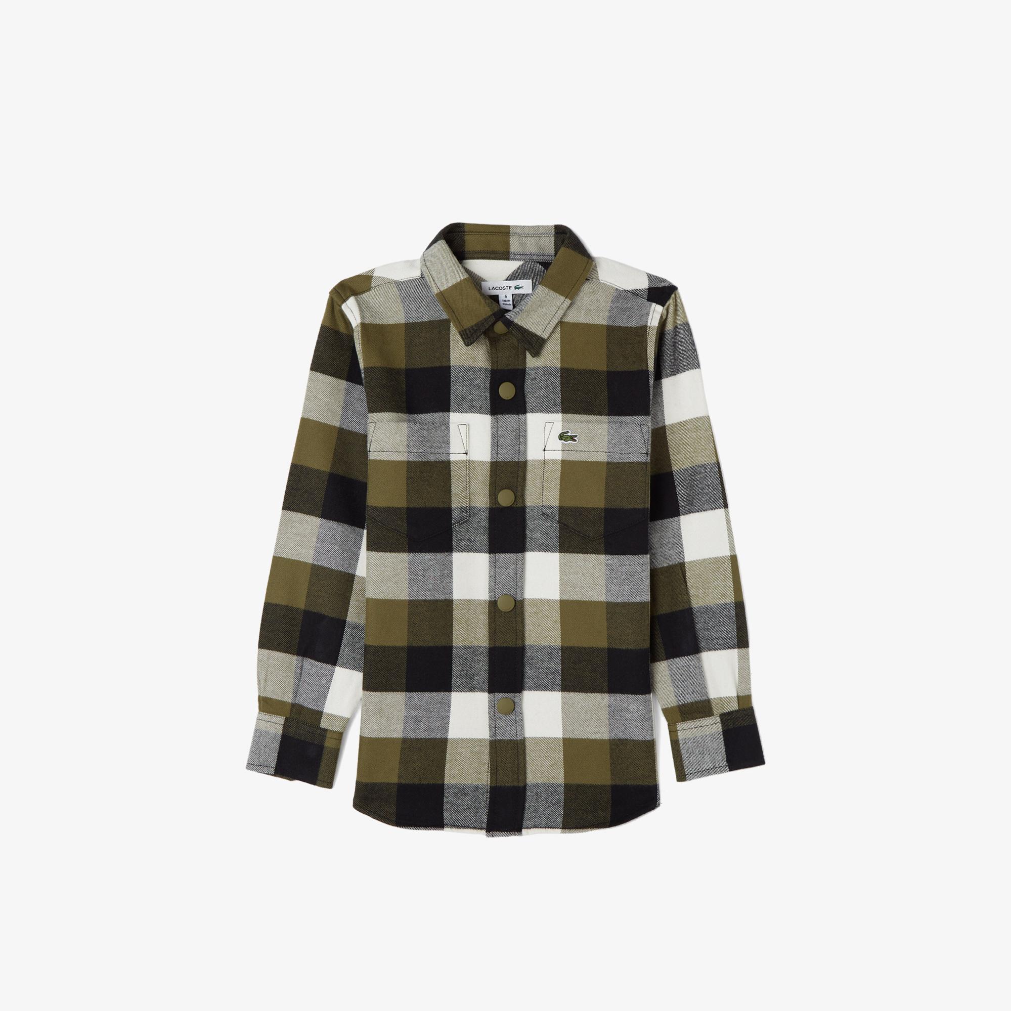 Lacoste Çocuk Haki Gömlek