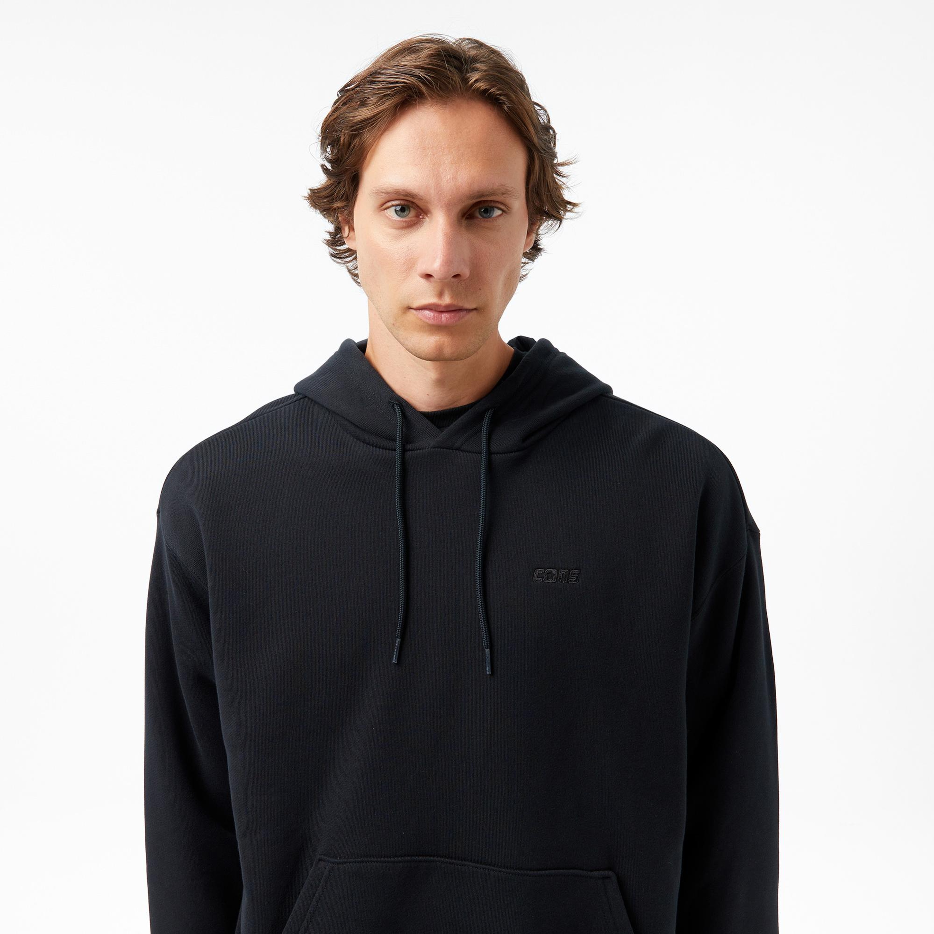 Converse Erkek Siyah Sweatshirt