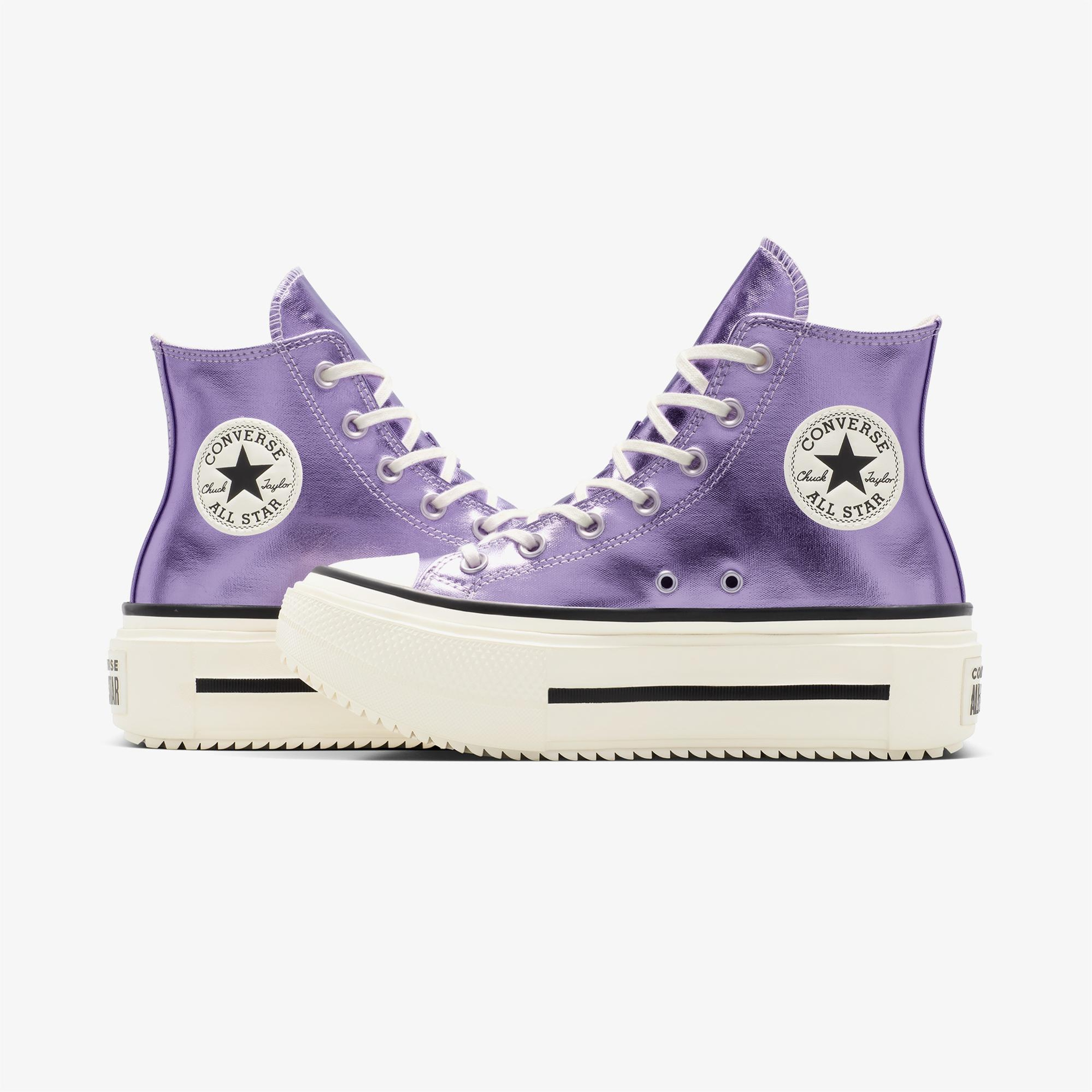 Converse Chuck Taylor All Star Lift Double Stack Unisex Mor Sneaker