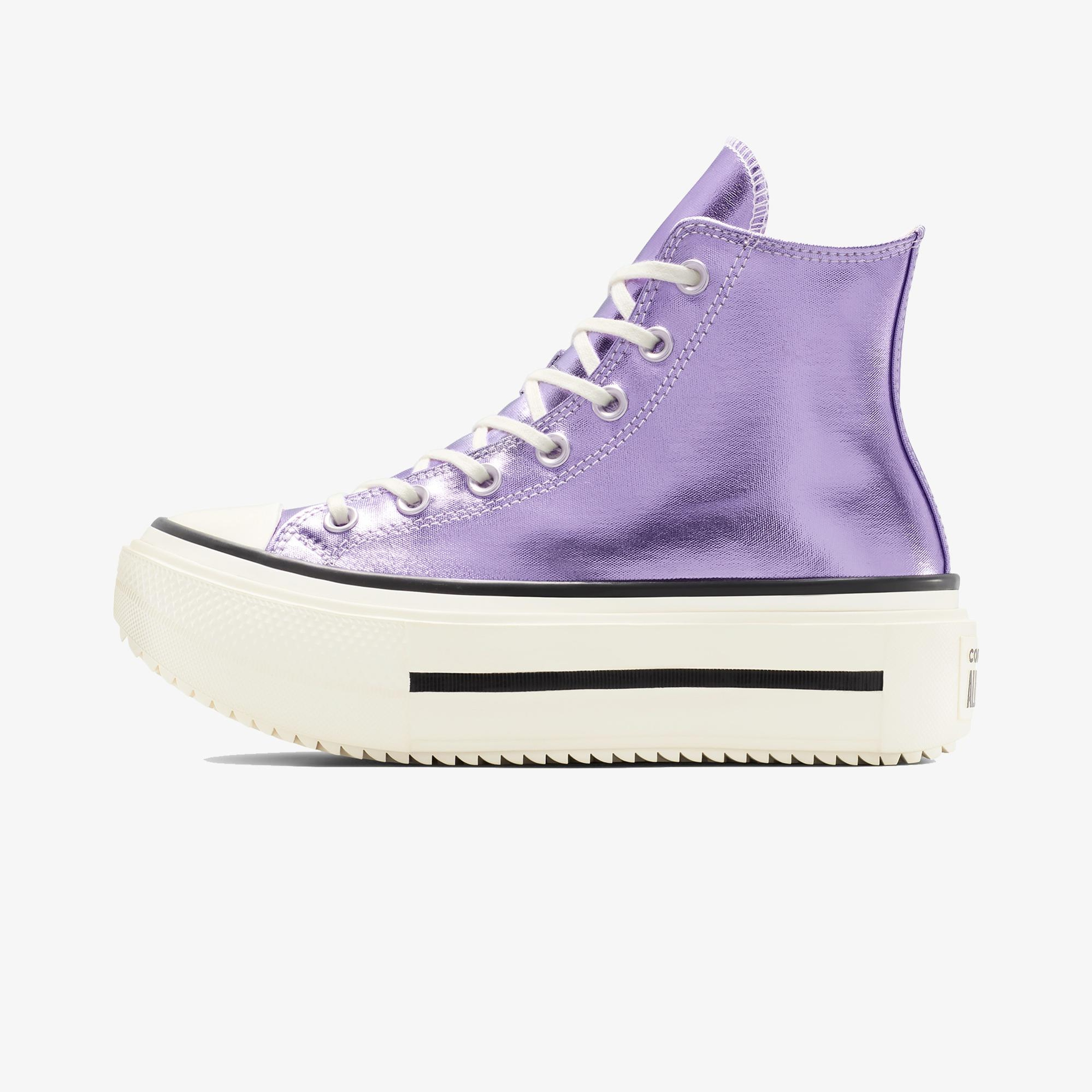 Converse Chuck Taylor All Star Lift Double Stack Unisex Mor Sneaker