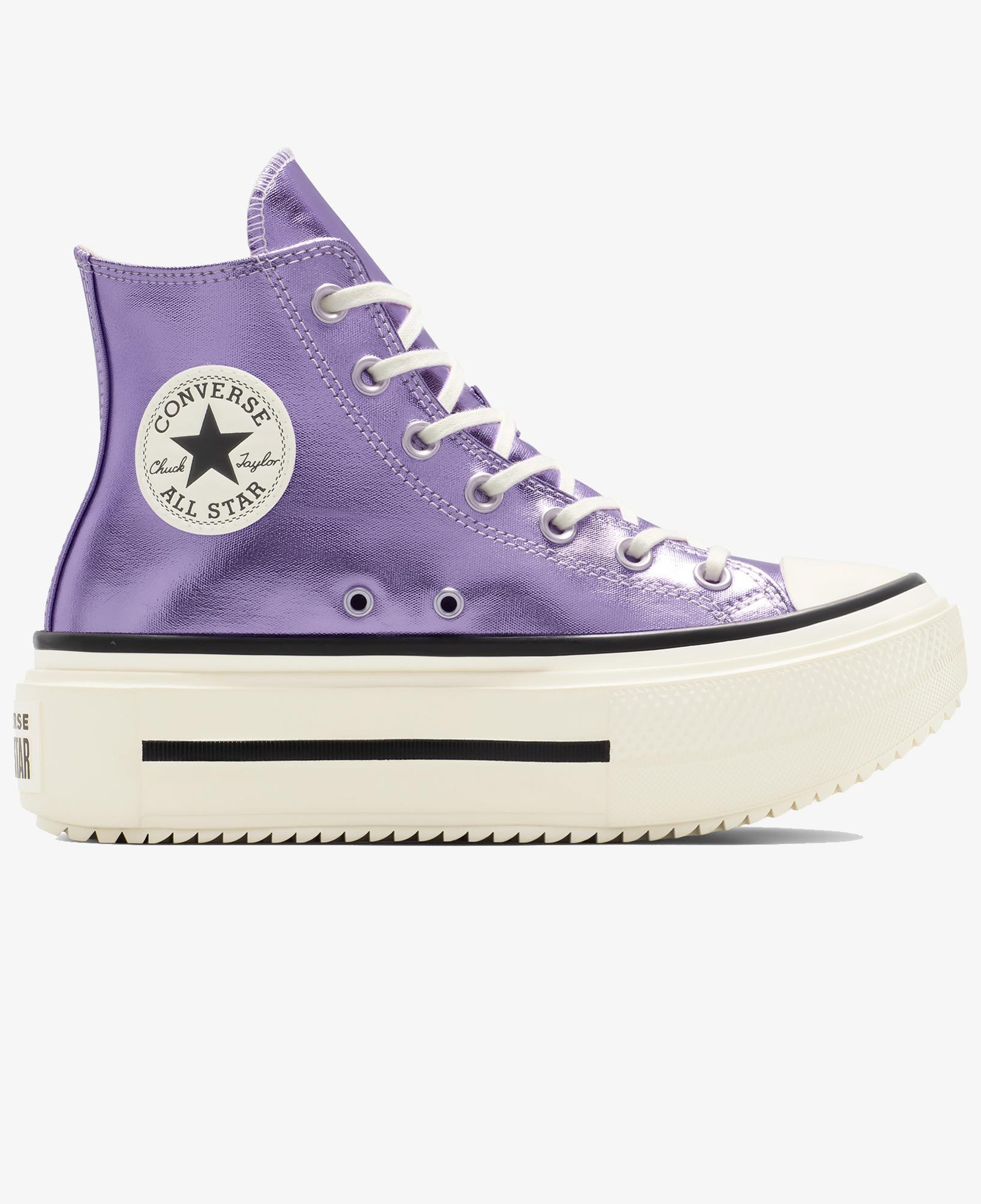 Converse Chuck Taylor All Star Lift Double Stack Unisex Mor Sneaker