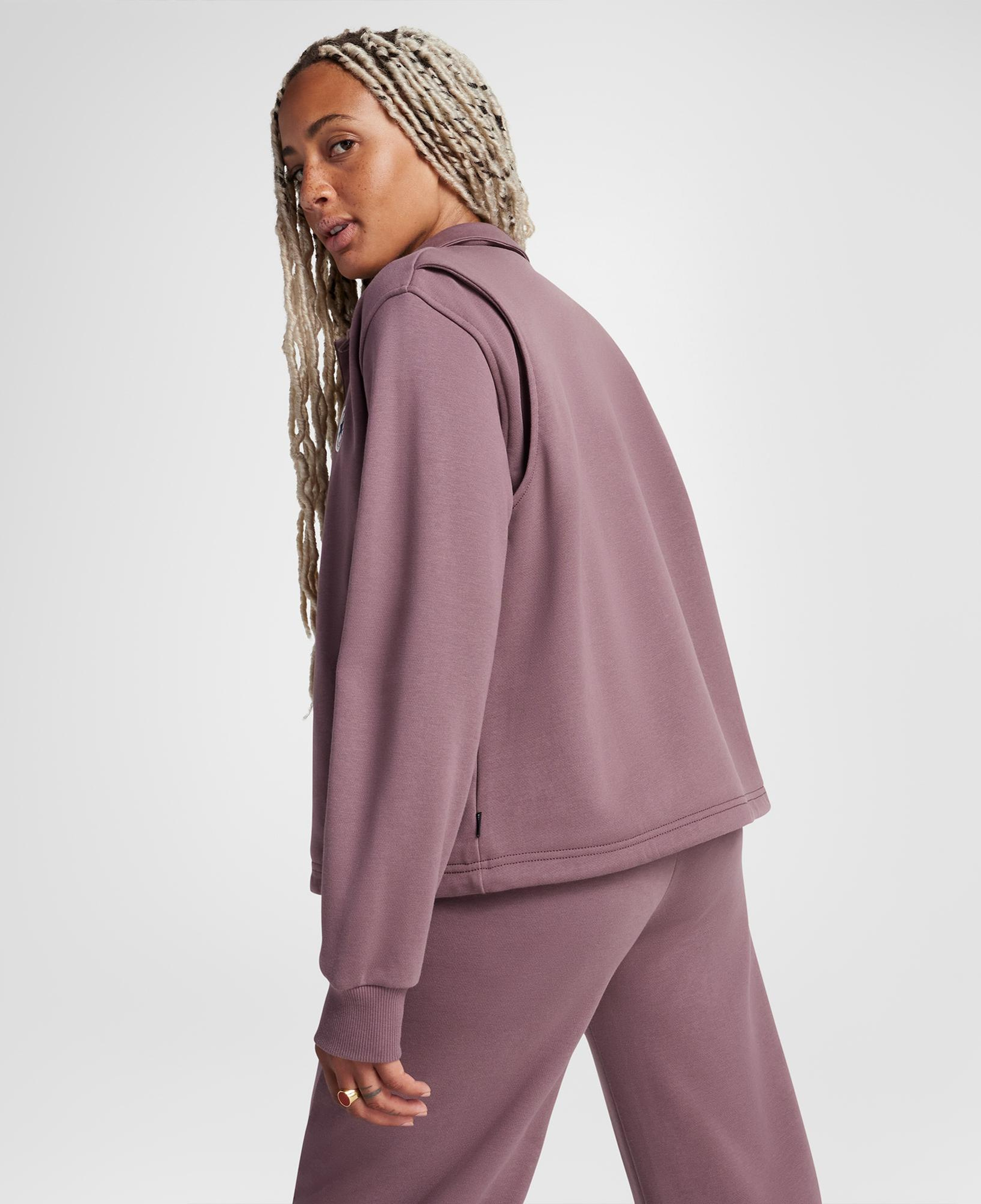 Converse Andover French Terry Kadın Bordo Ceket