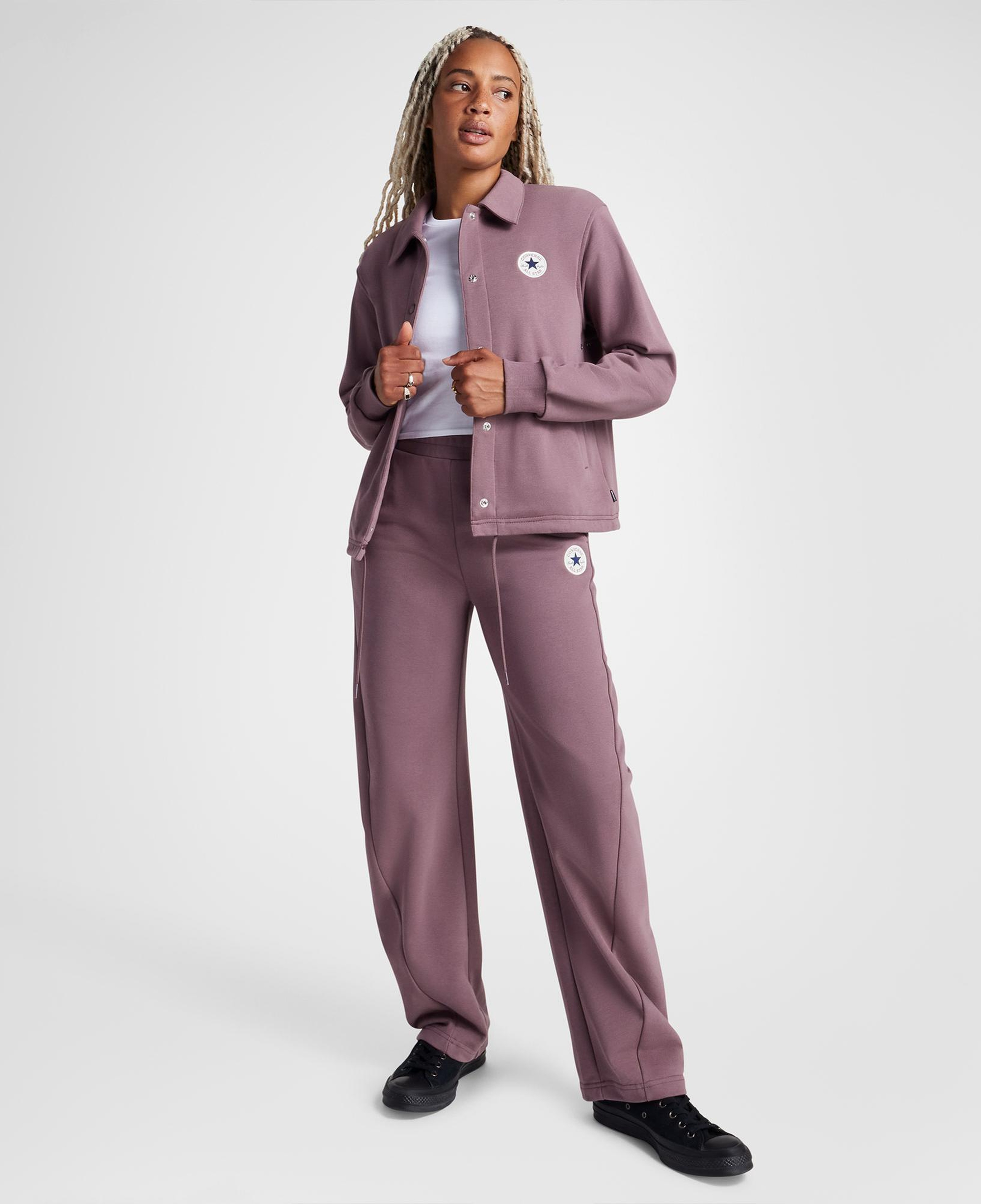 Converse Andover French Terry Kadın Bordo Ceket