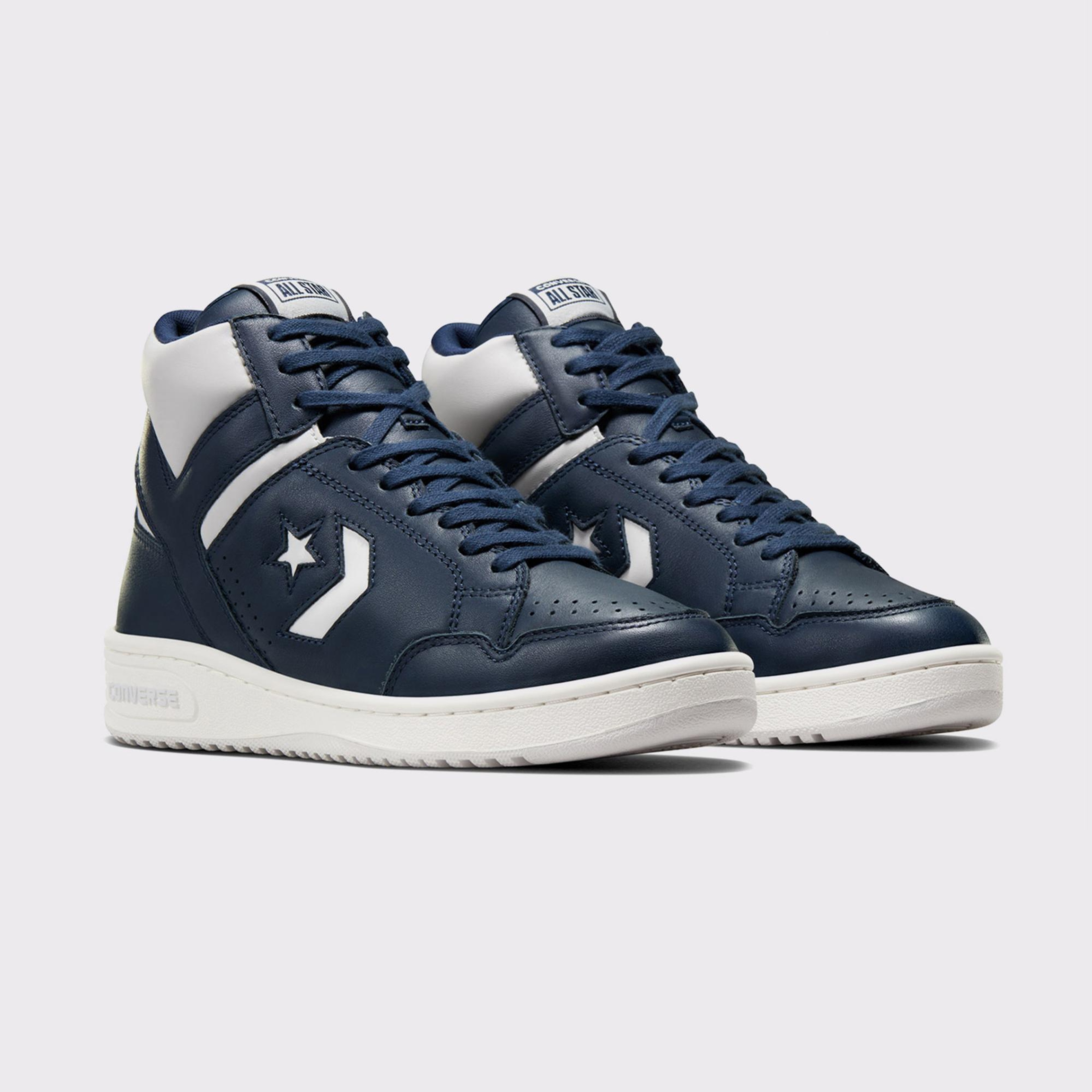 Converse Weapon Unisex Lacivert Deri Sneaker