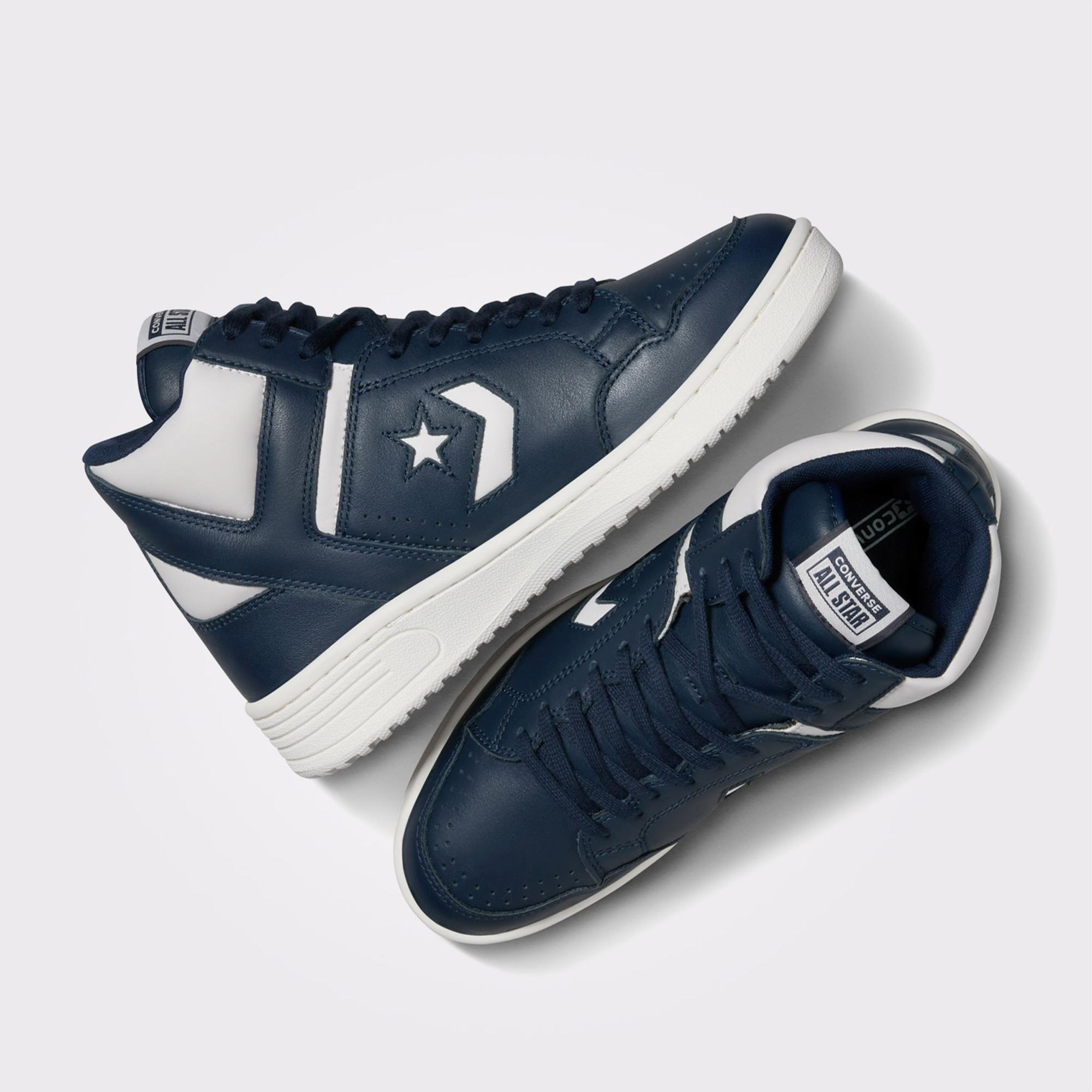 Converse Weapon Unisex Lacivert Deri Sneaker