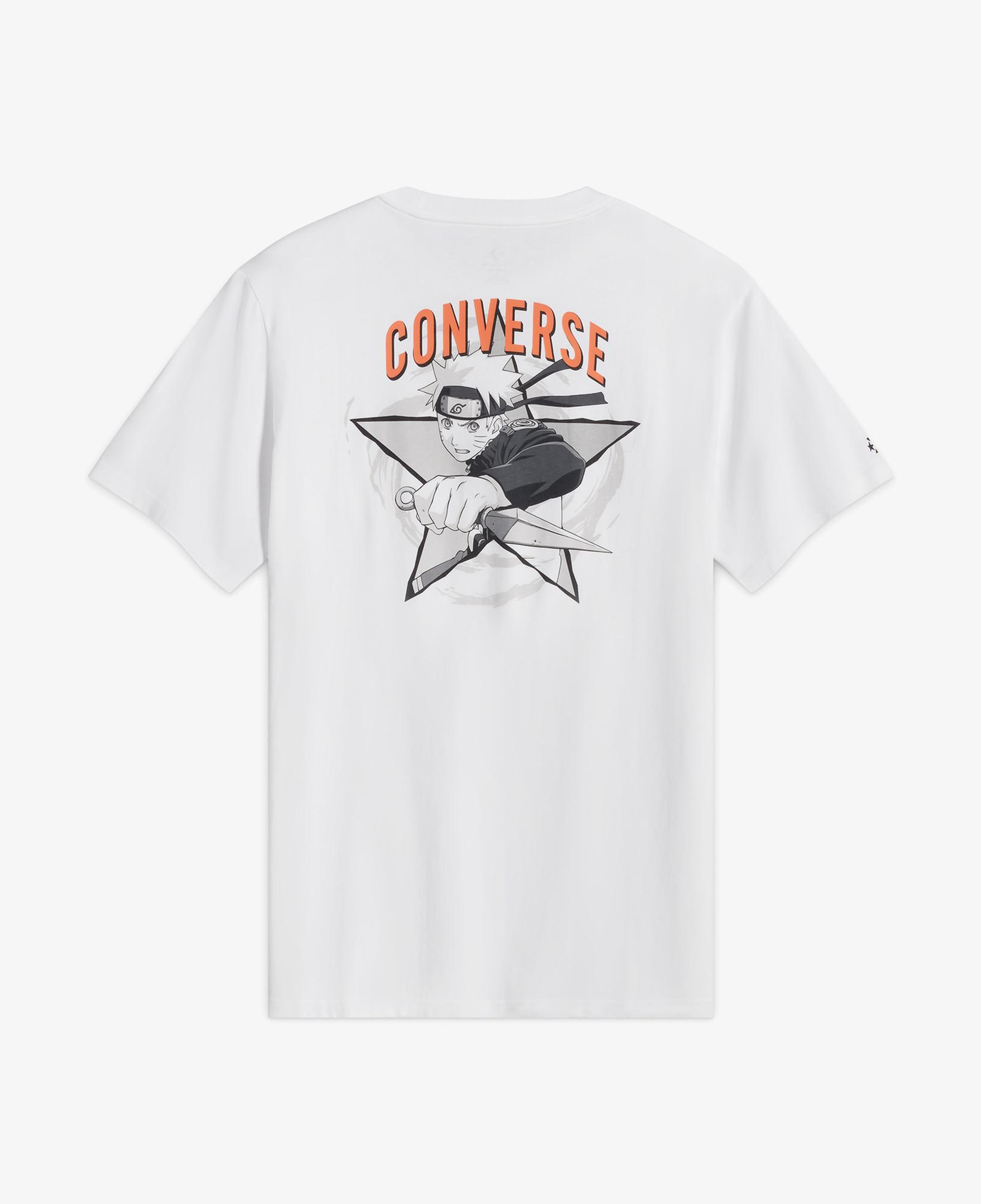 Converse x Naruto Unisex Beyaz T-Shirt
