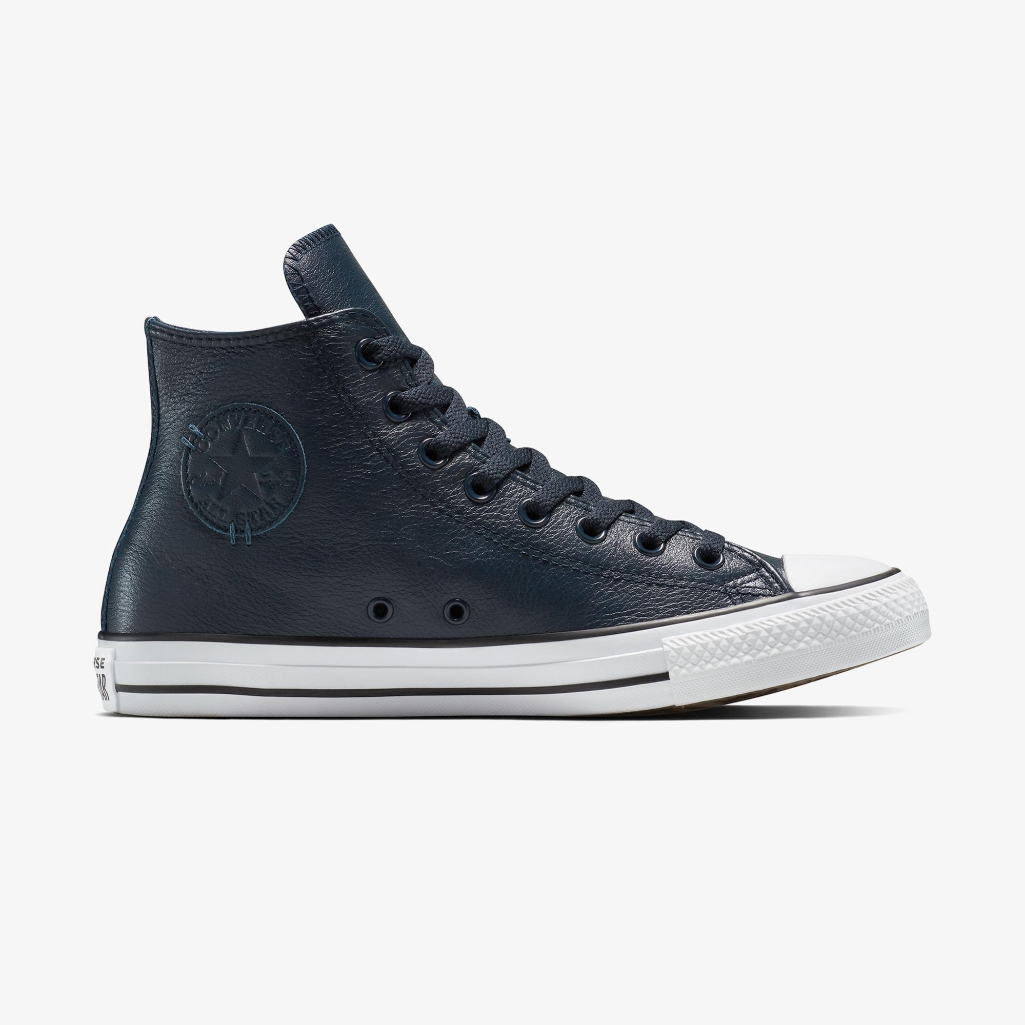 Converse Chuck Taylor All Star Leather Unisex Lacivert Sneaker