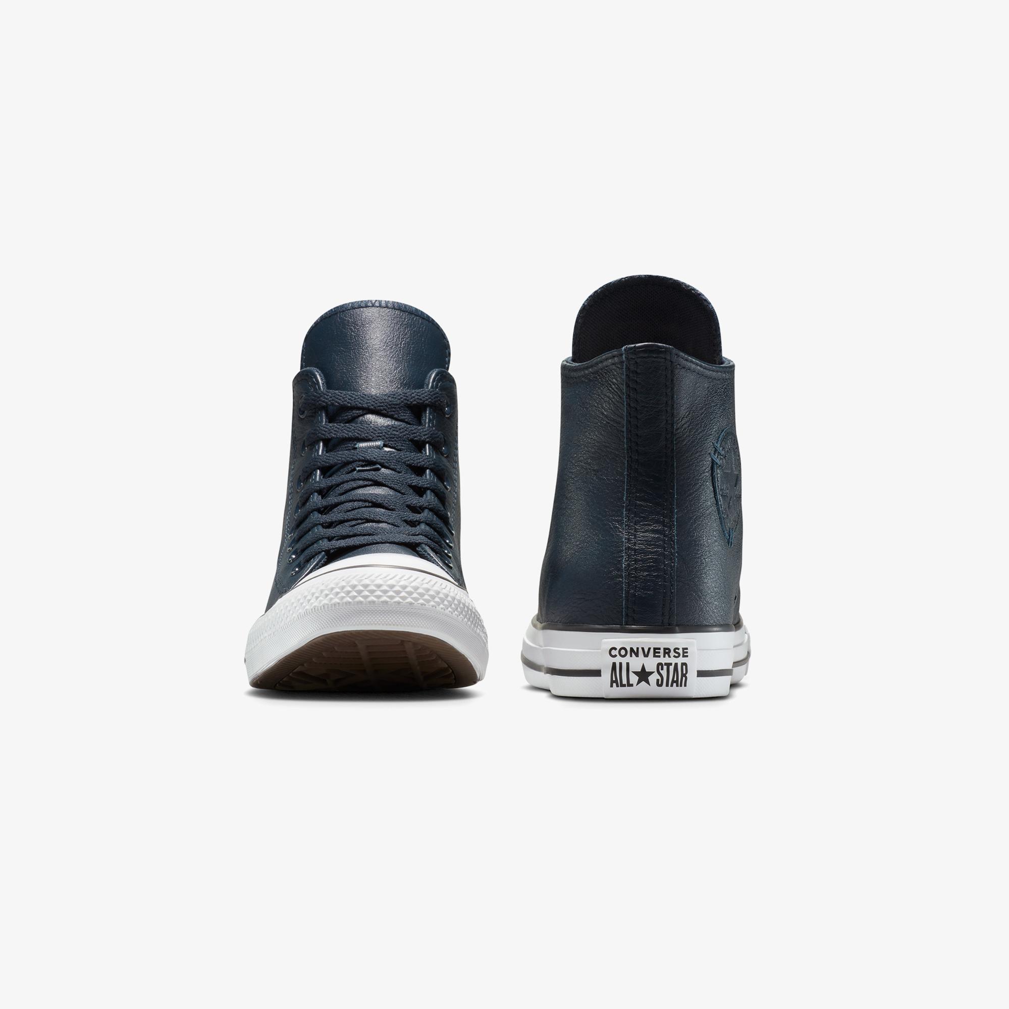 Converse Chuck Taylor All Star Leather Unisex Lacivert Sneaker