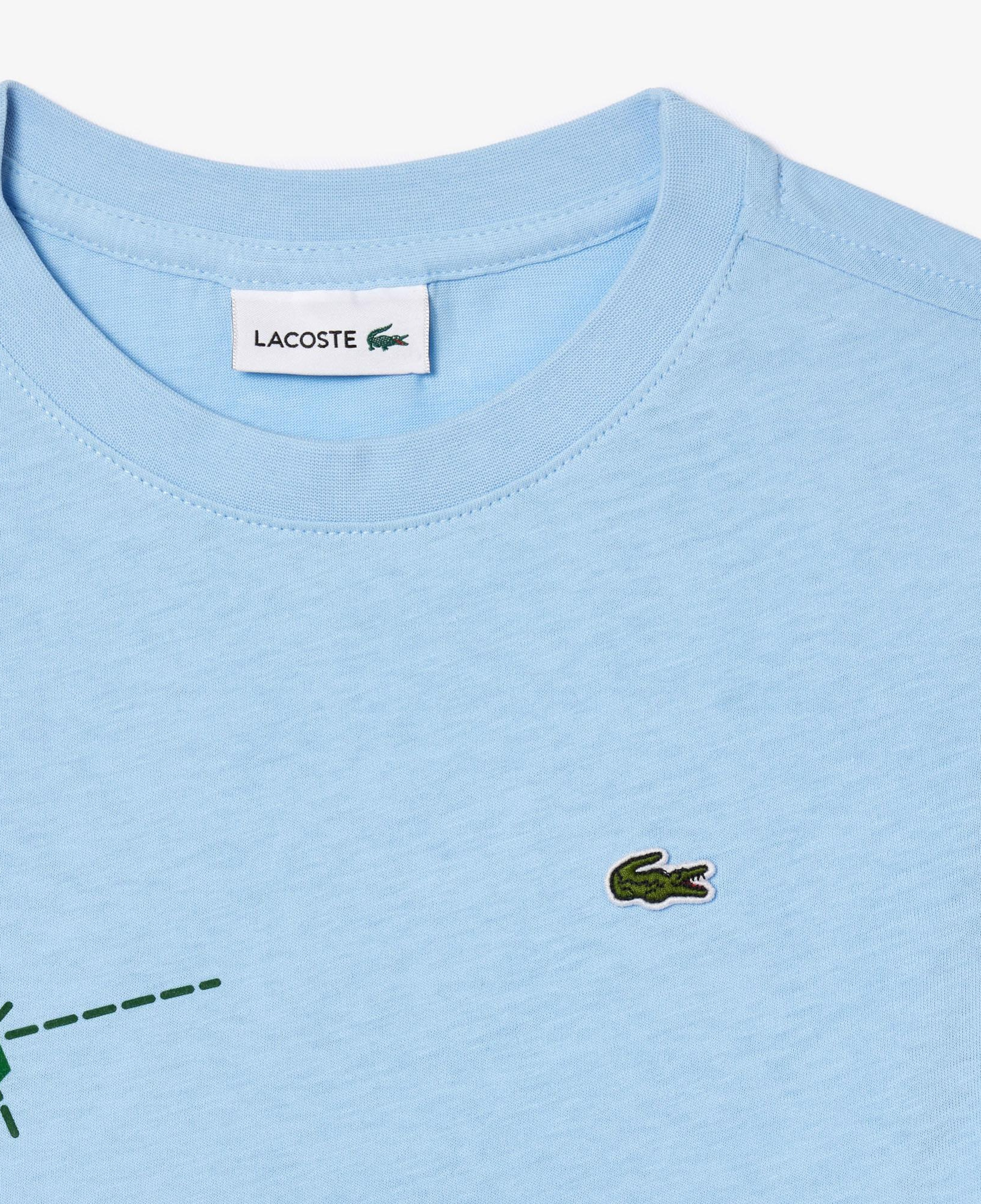 Lacoste Çocuk Baskılı Açık Mavi T-Shirt