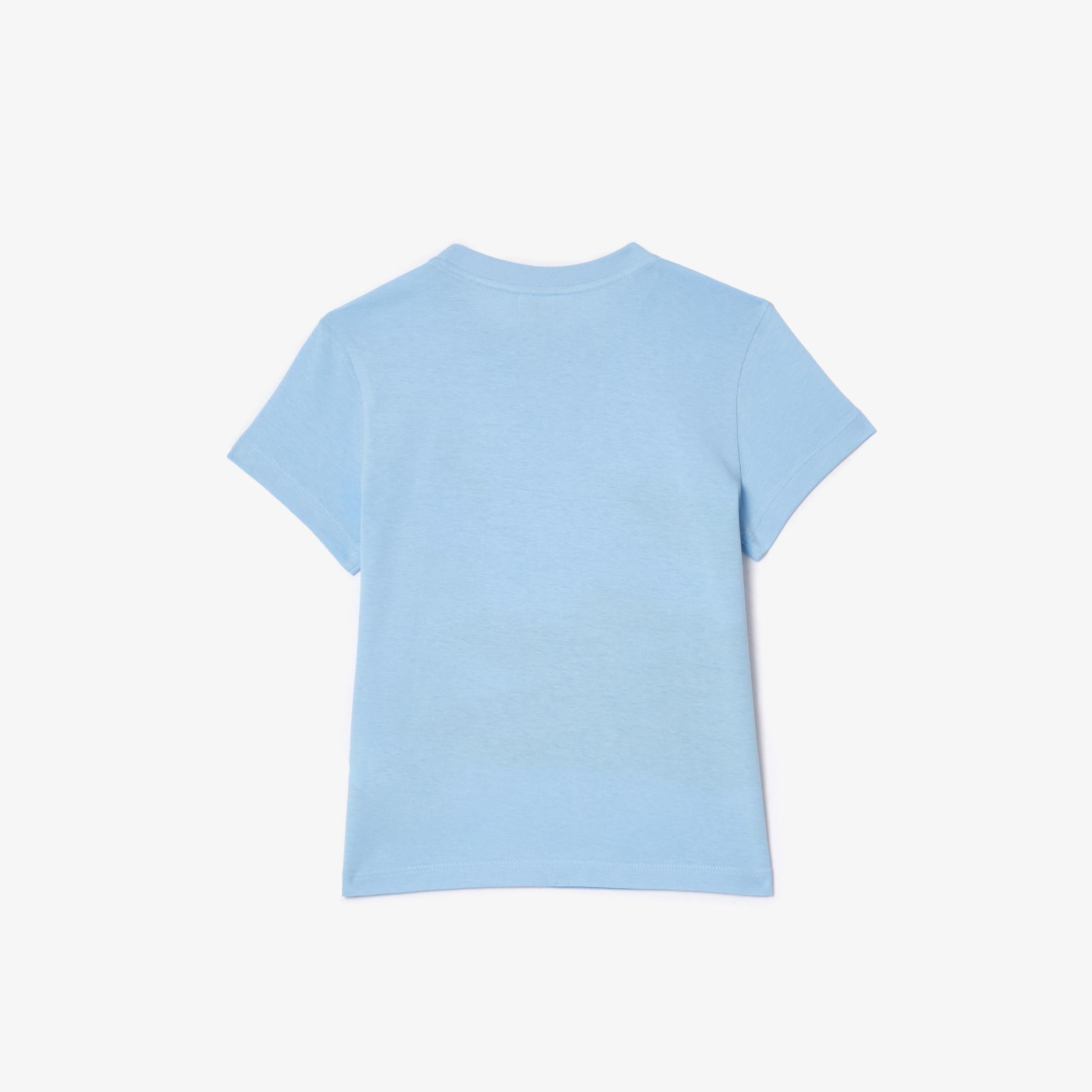 Lacoste Çocuk Baskılı Açık Mavi T-Shirt